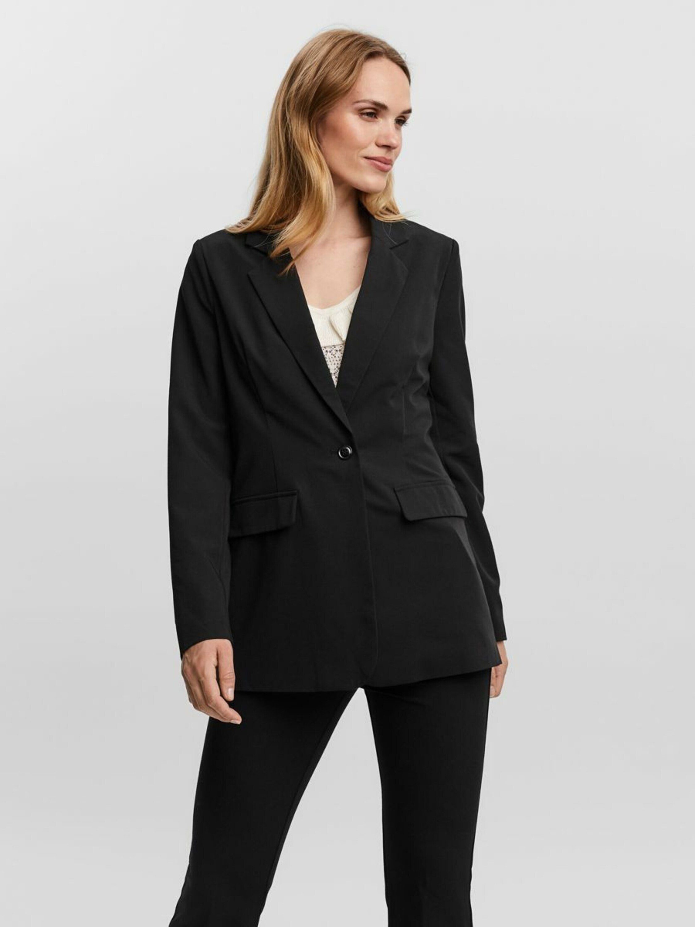 Vero Moda Kurzblazer (1-tlg) Plain/ohne Details