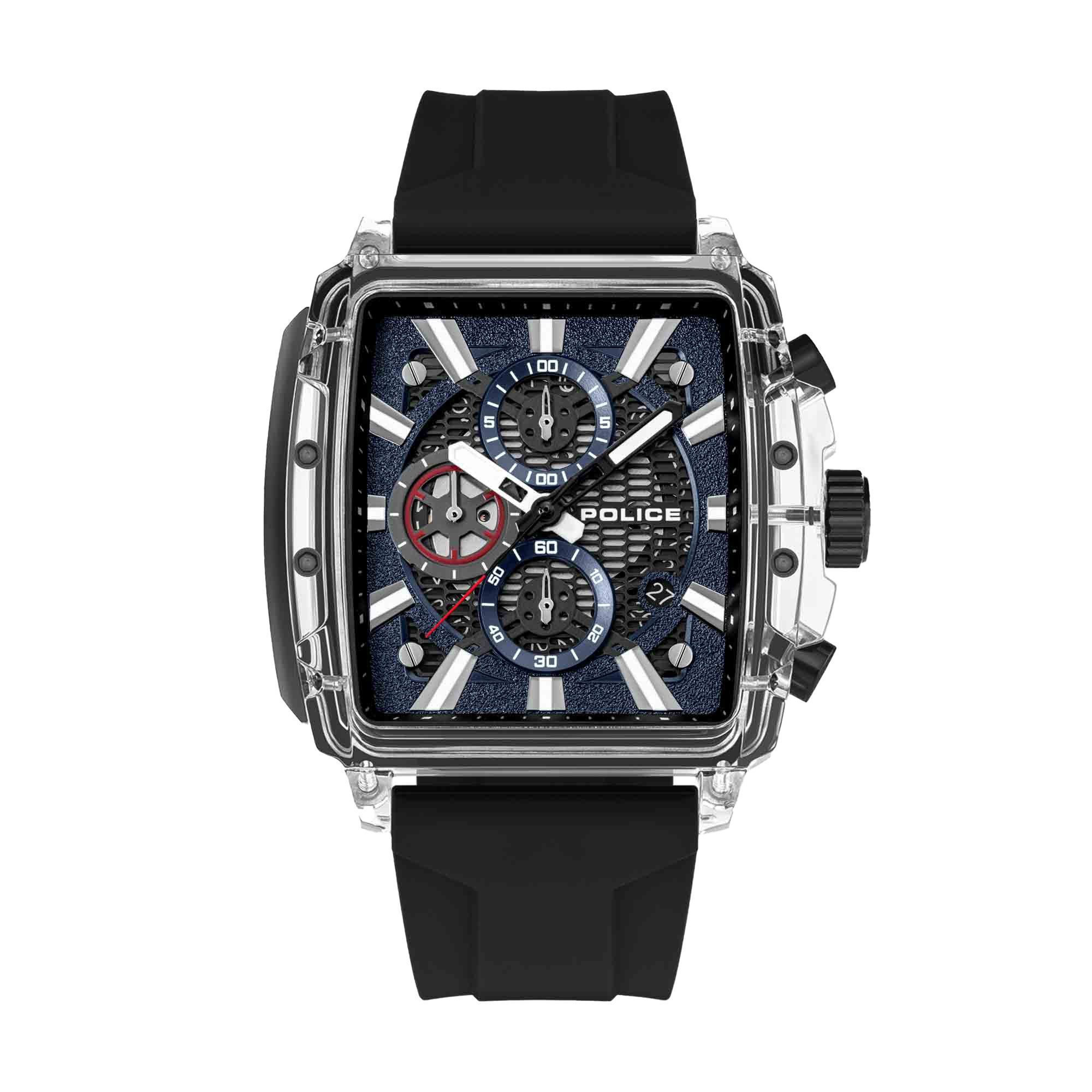 Police Quarzuhr Quarzuhr Herrenuhr 43 mm Quarz Herren PEWGO00776X1