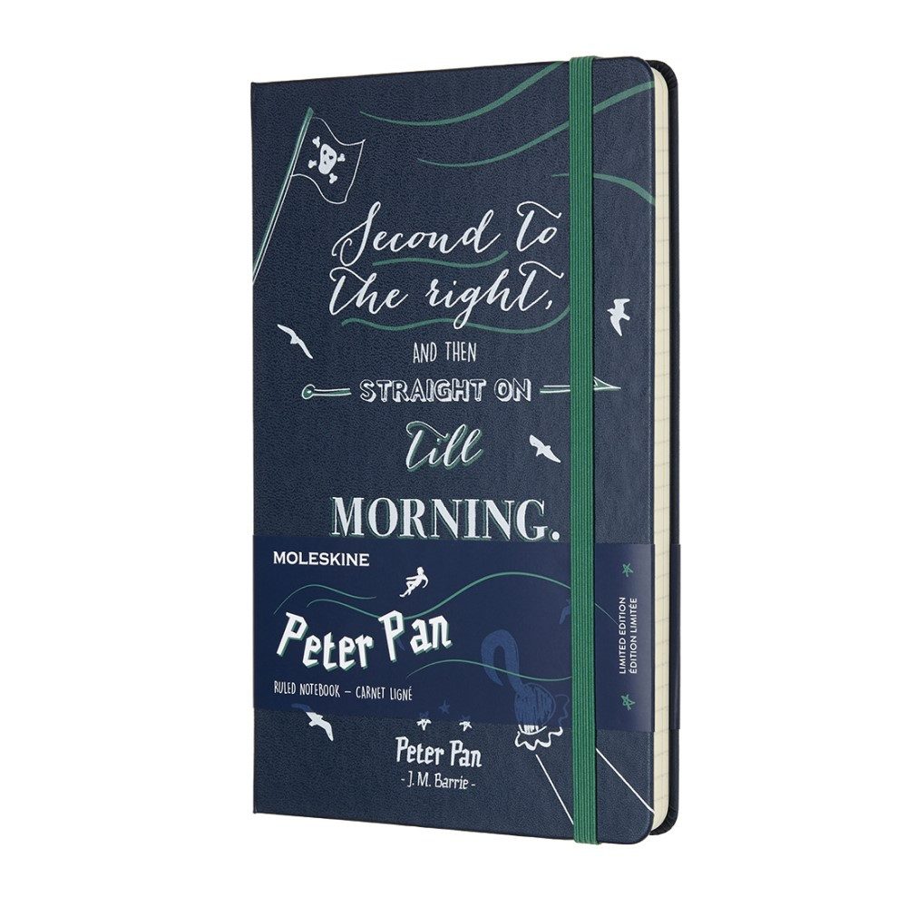 MOLESKINE Notizbuch "Peter Pan" / Hardcover / Large / A5 / Saphirblau