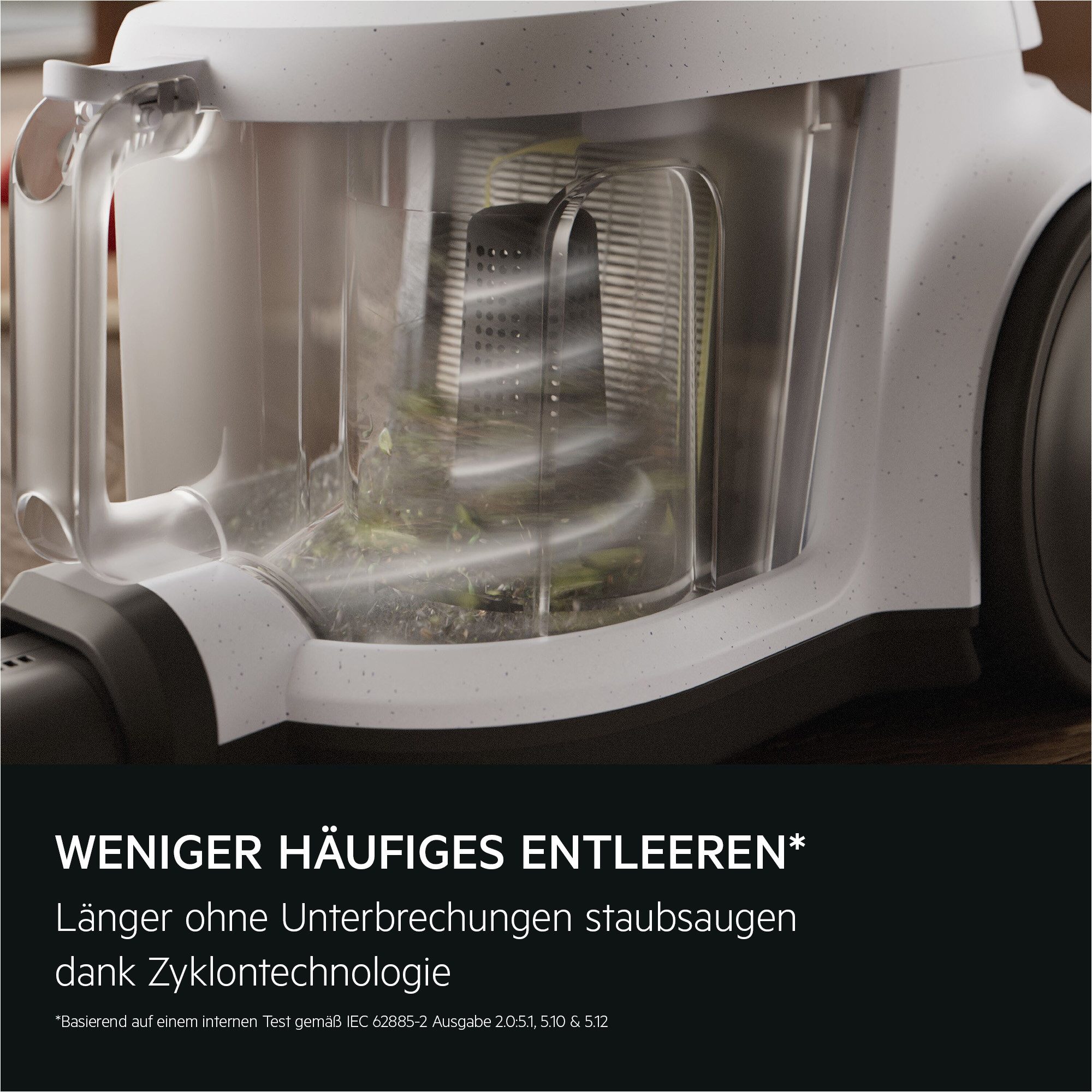 AEG Bodenstaubsauger CLEAN 5000BEUTELLOSER STAUBSAUGER (AL51C1DRF), 1000 W, beutellos, hohe Saugleistung, kompakt, AllFloor-Bodendüse, waschbarer HEPA-Filter – Bild 5 von 5