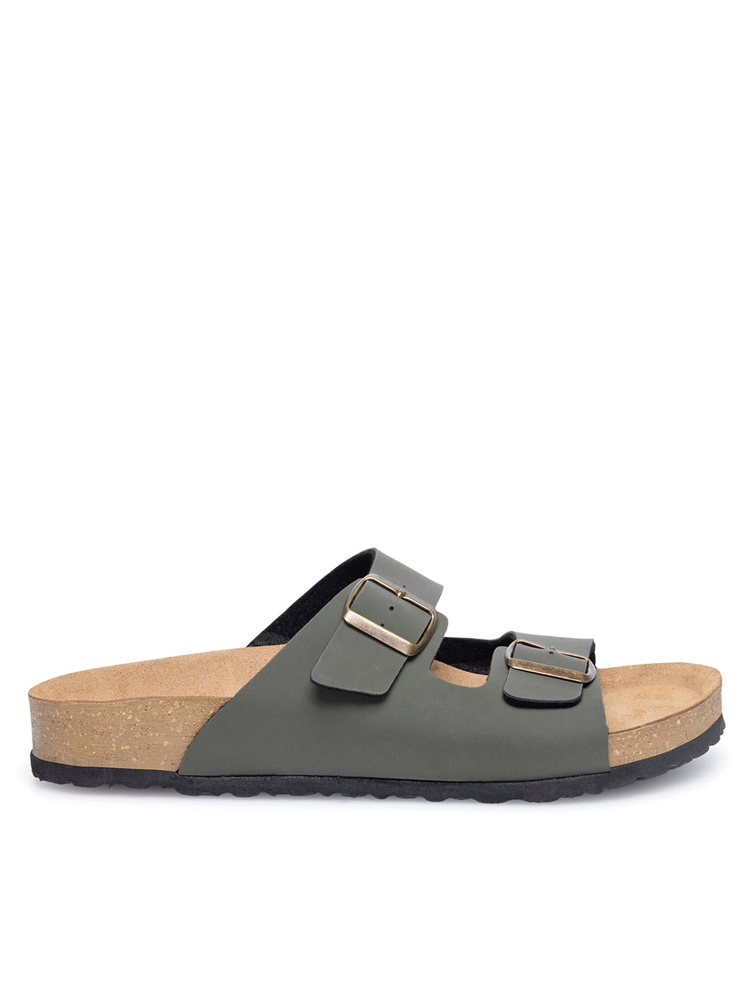 INBLU Pantoletten NU000012 022 Khakifarben Pantolette