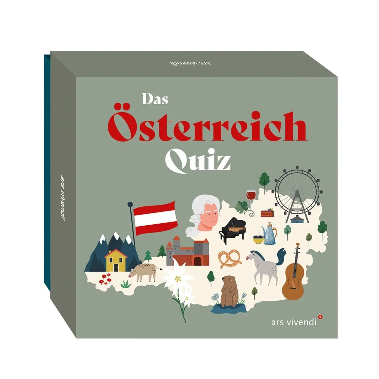 ars vivendi Spiel Das Österreich-Quiz (Neuauflage)