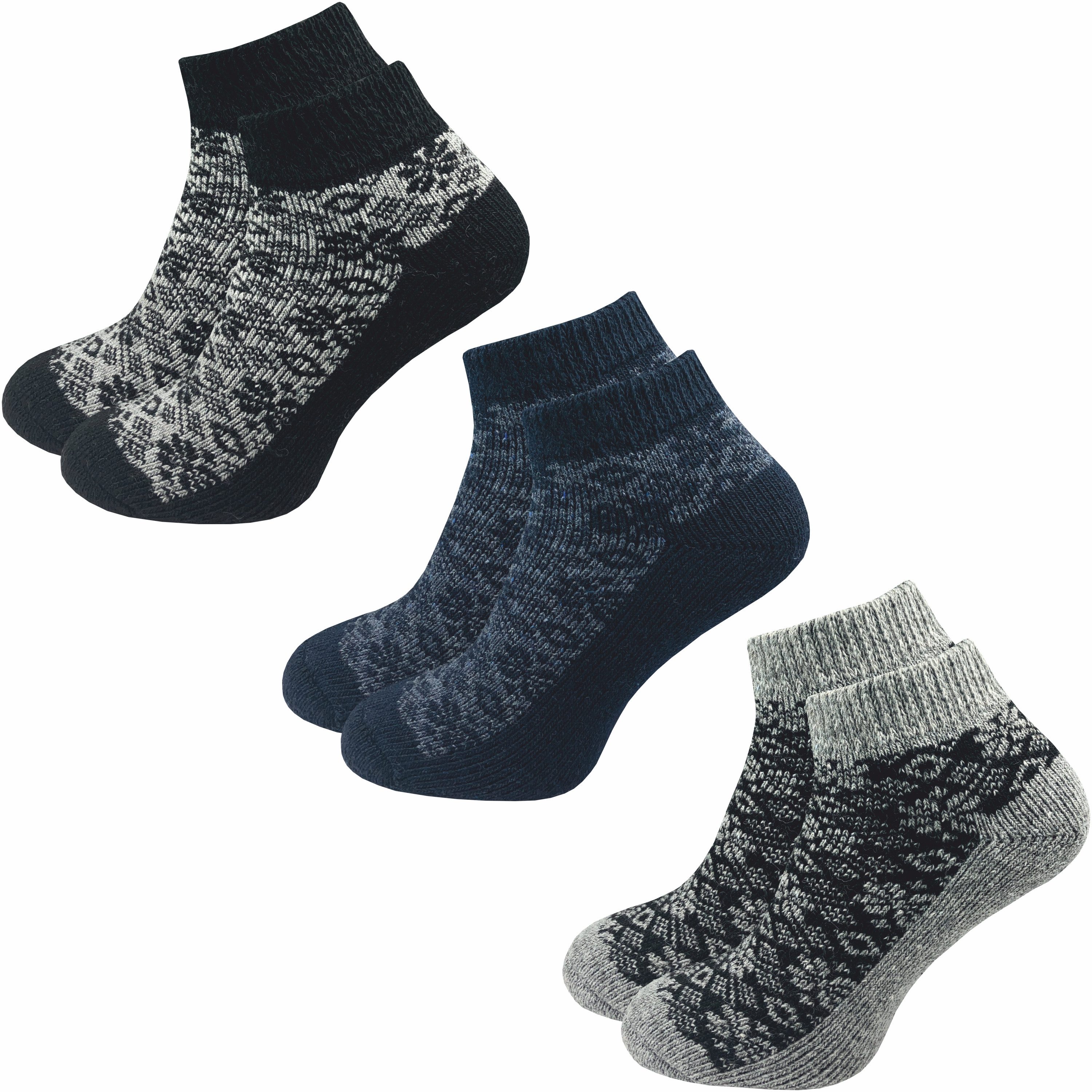 Sneakersocken für den Winter für Damen - dicke & warme Bettsocken