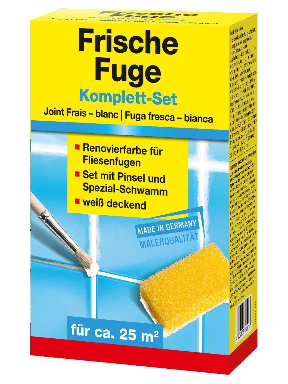 decotric® Fugenmörtel Decotric Frische-Fuge Komplett-Set weiß 250 ml