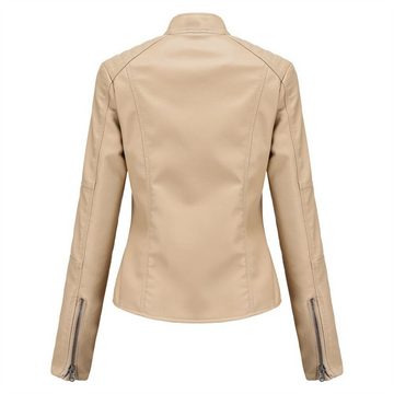 AFAZ New Trading UG Kurzmantel Herbst Jacken, kurze Damenjacken, Übergangsjacken mit Reißverschluss