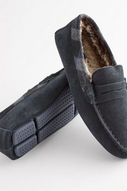 Next Signature Mokassin-Slipper aus Premium-Velours Hausschuh (1-tlg)