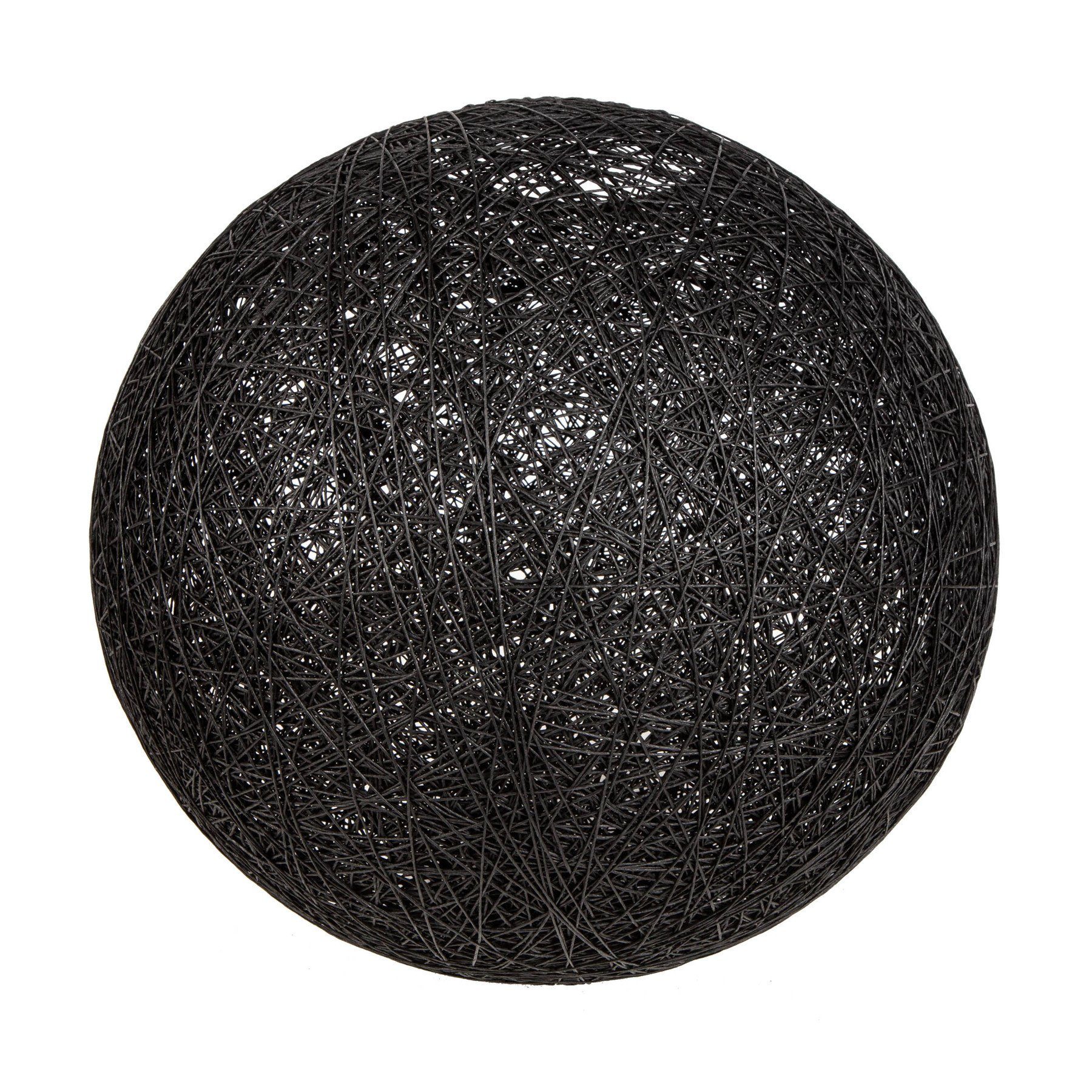 riess-ambiente Hängeleuchte COCOONING 60cm schwarz, ohne Leuchtmittel, Wohnzimmer · Kugel · Schlafzimmer · Natural Look