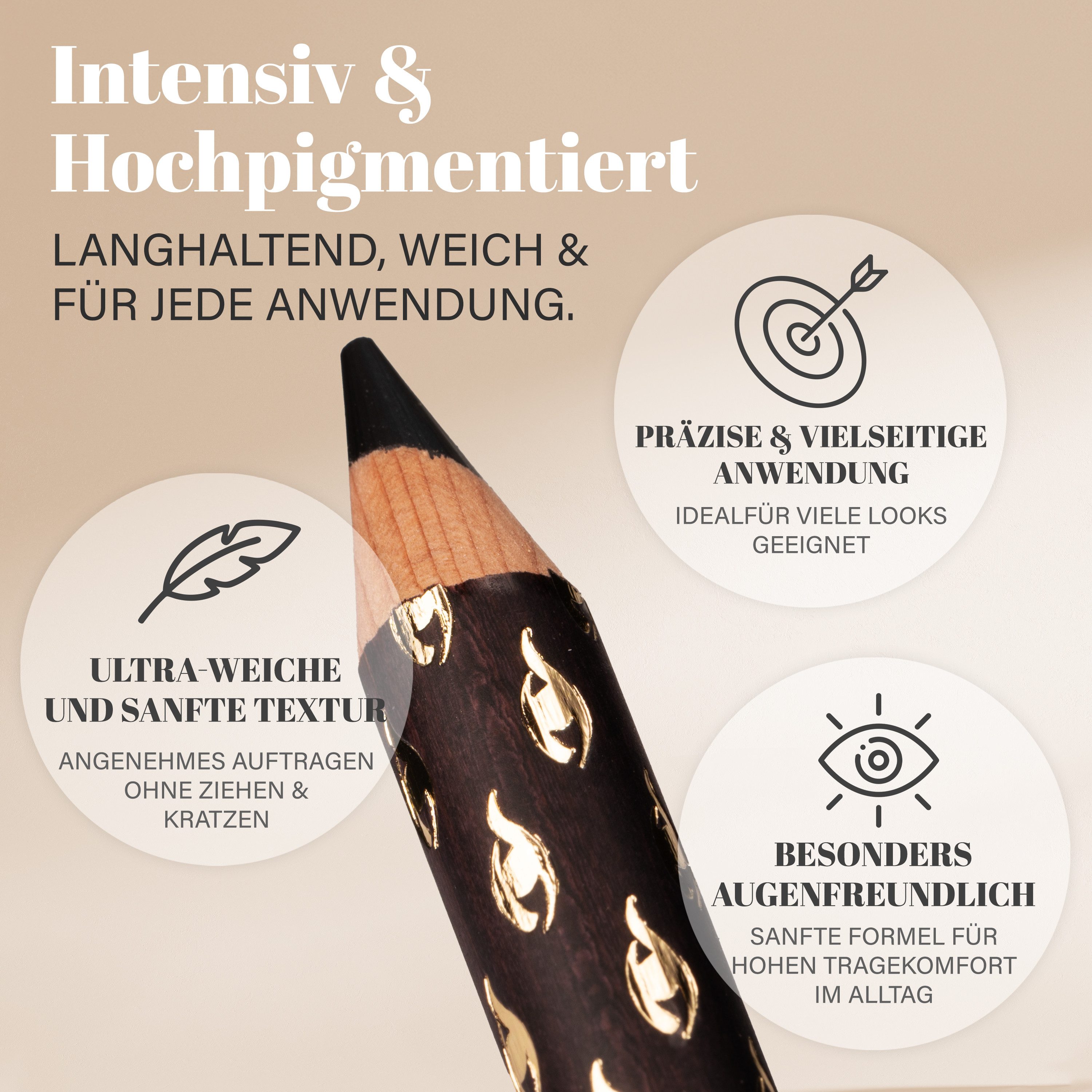 EGYPT-WONDER Kajal Premiumkajalstift, betonend, definierend, seidige Textur