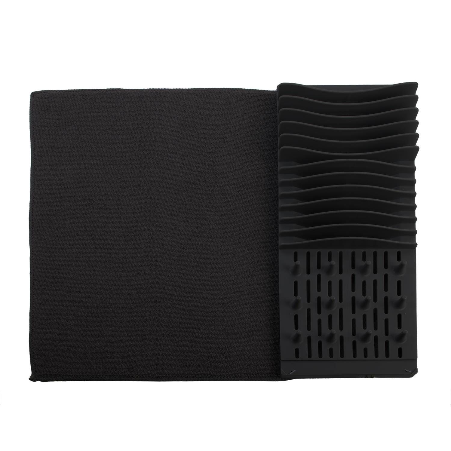 JE CHERCHE UNE IDEE Abtropfmatte Abtropfgestell Maxi 59,5x45x4cm Geschirrständer Modulare Stützposition, Geschirr-Matte Geschirrabtropfständer