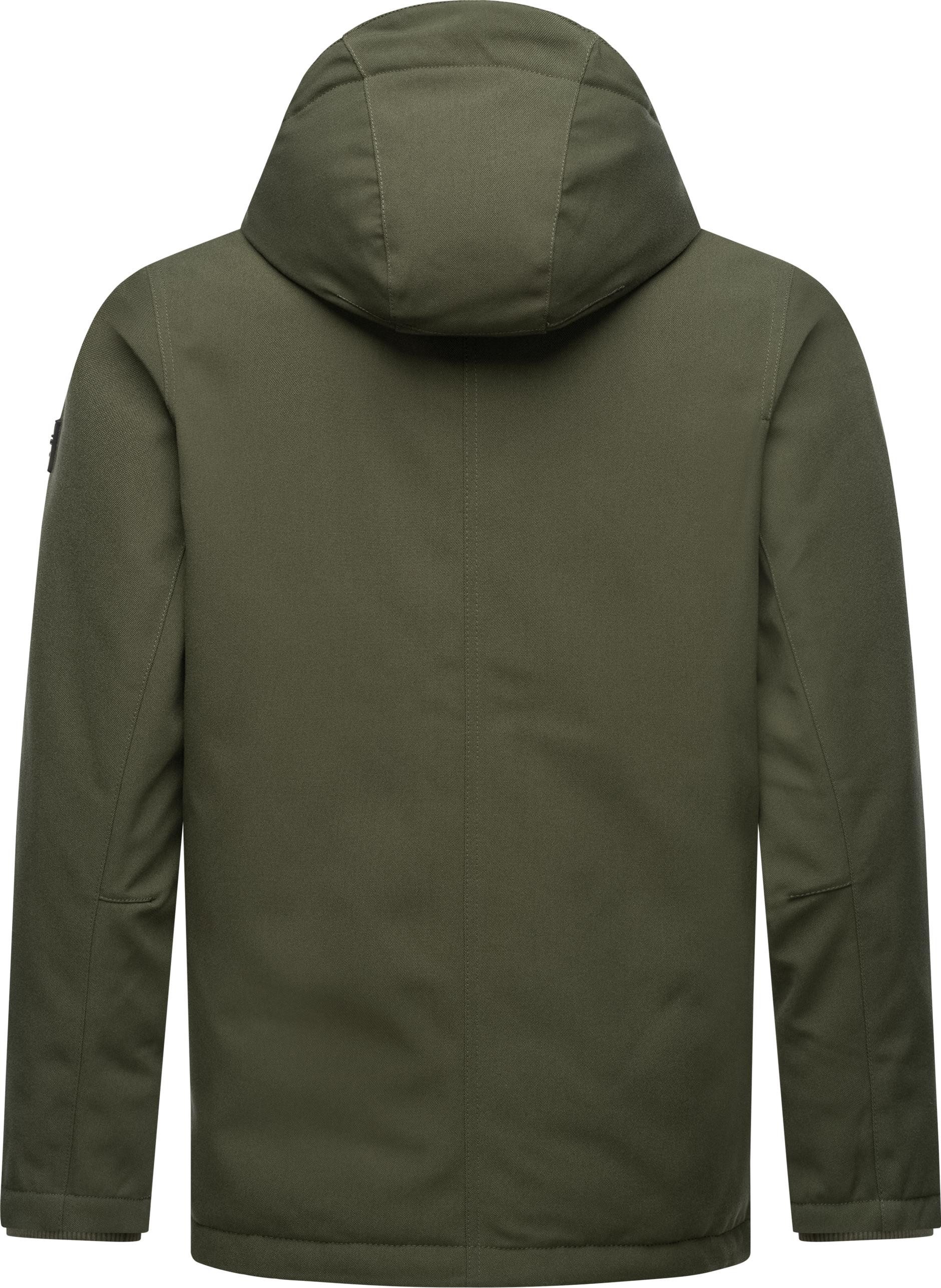 Ragwear Winterjacke Mr Them stylische Herren Outdoorjacke mit großer Kapuze