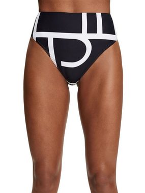 Esprit Bikini-Hose Bikinihose mit hohem Bund und Print