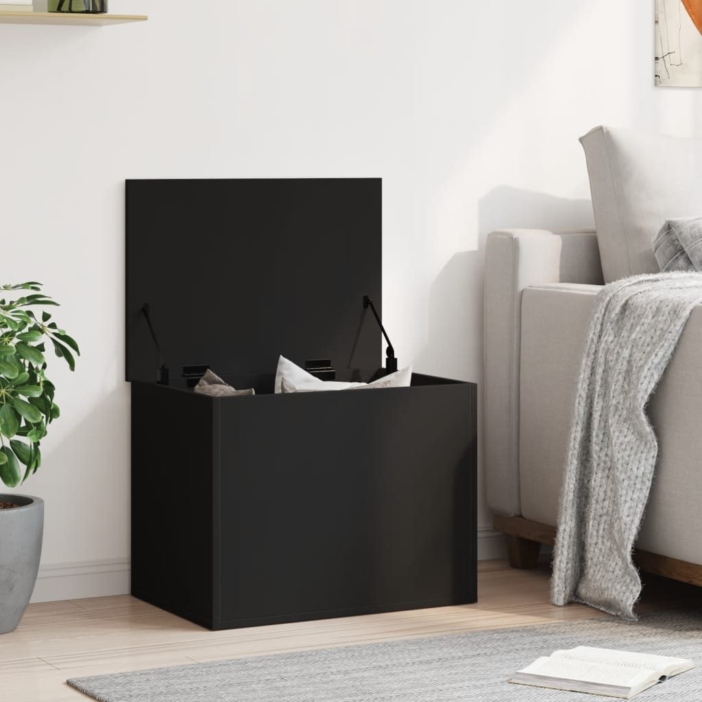 vidaXL Aufbewahrungsbox Truhe Schwarz 60x42x46 cm günstig online kaufen