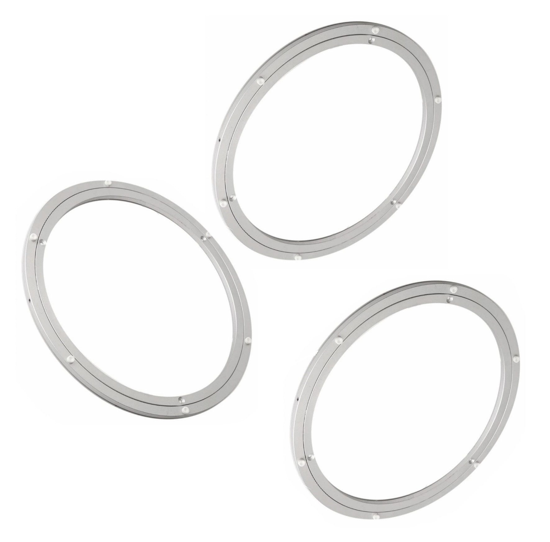 BAYLI Tischplatte 3 x Tischplatte Drehteller, Ø 250mm Drehscheibe für runde Tische