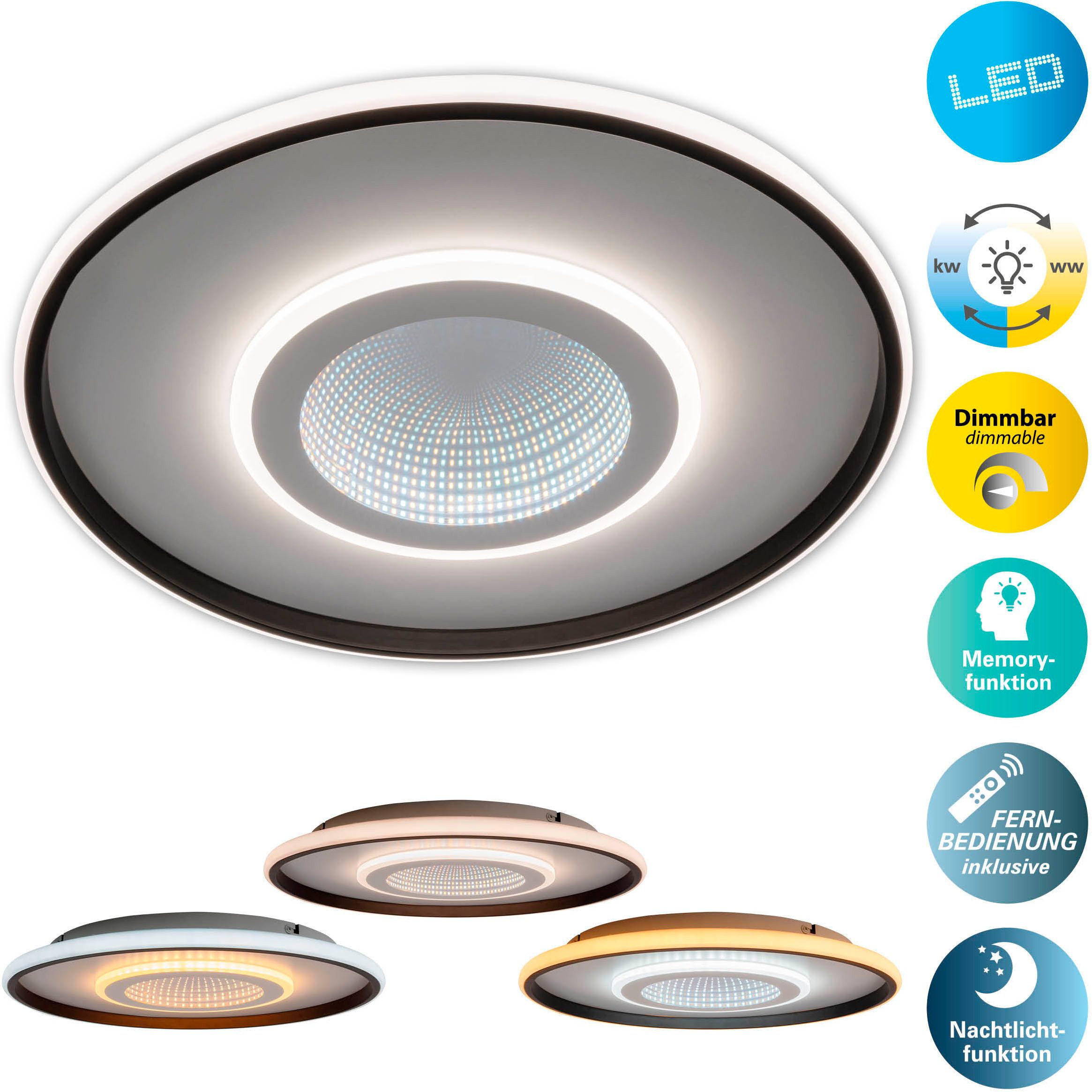 my home LED Deckenleuchte Mona Deckenlampe günstig online kaufen