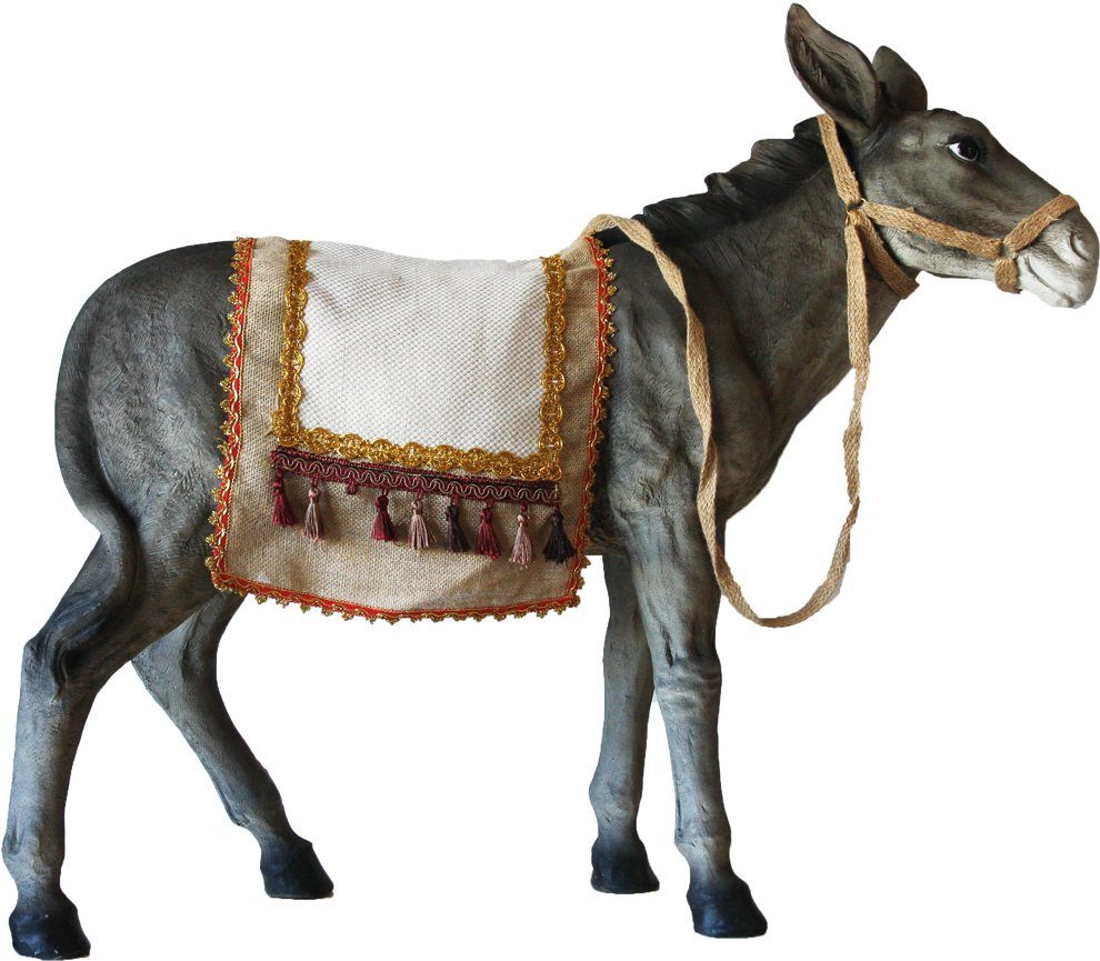 FADEDA Tierfigur FADEDA Esel mit Decke, Höhe in cm: 82 (1 St)