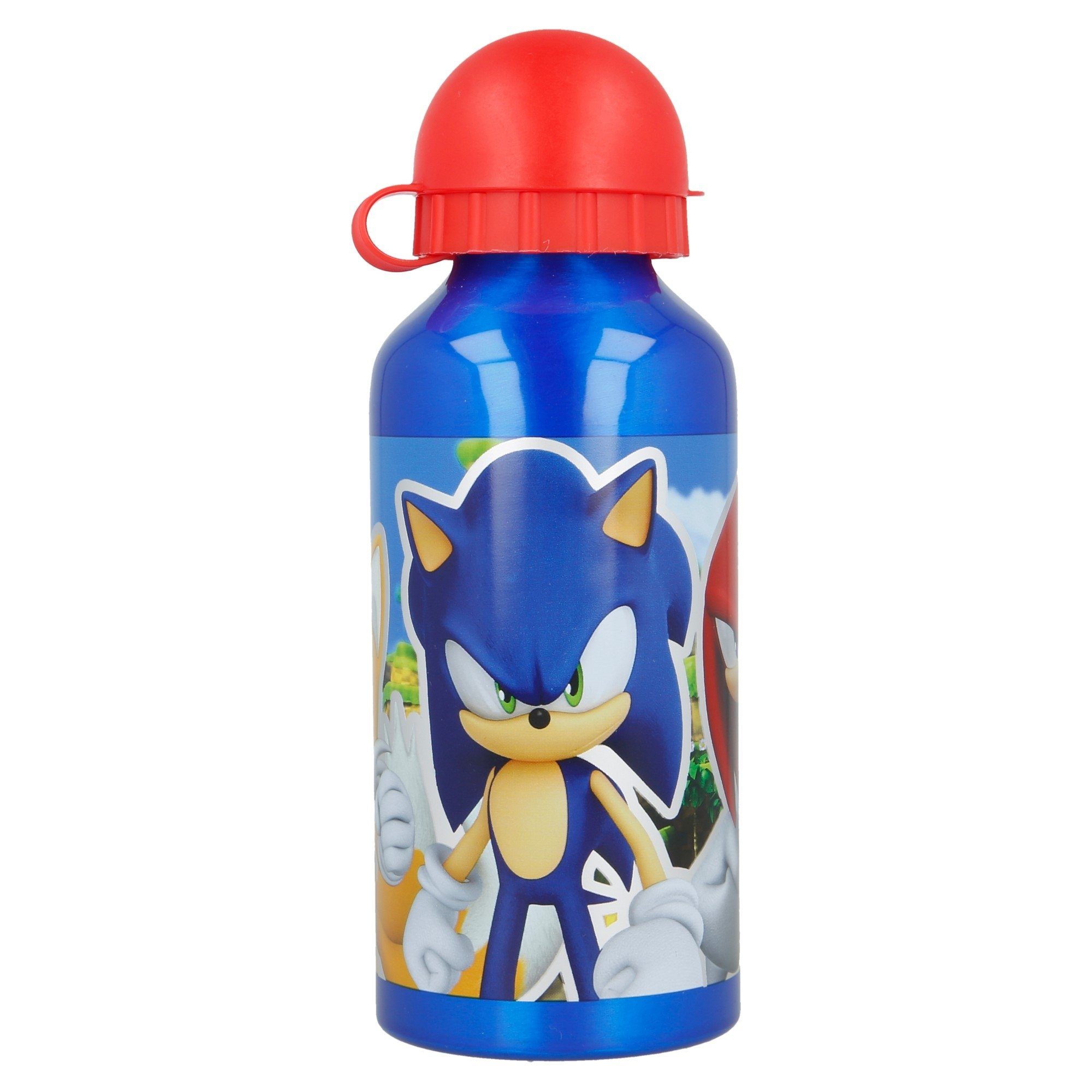 the Lunchbox Kunststoff, (2-tlg), Sonic 3 Alu-Trinkflasche 2 Kammern mit Brotdose SEGA Sonic Set, Hedgehog Lunch teiliges