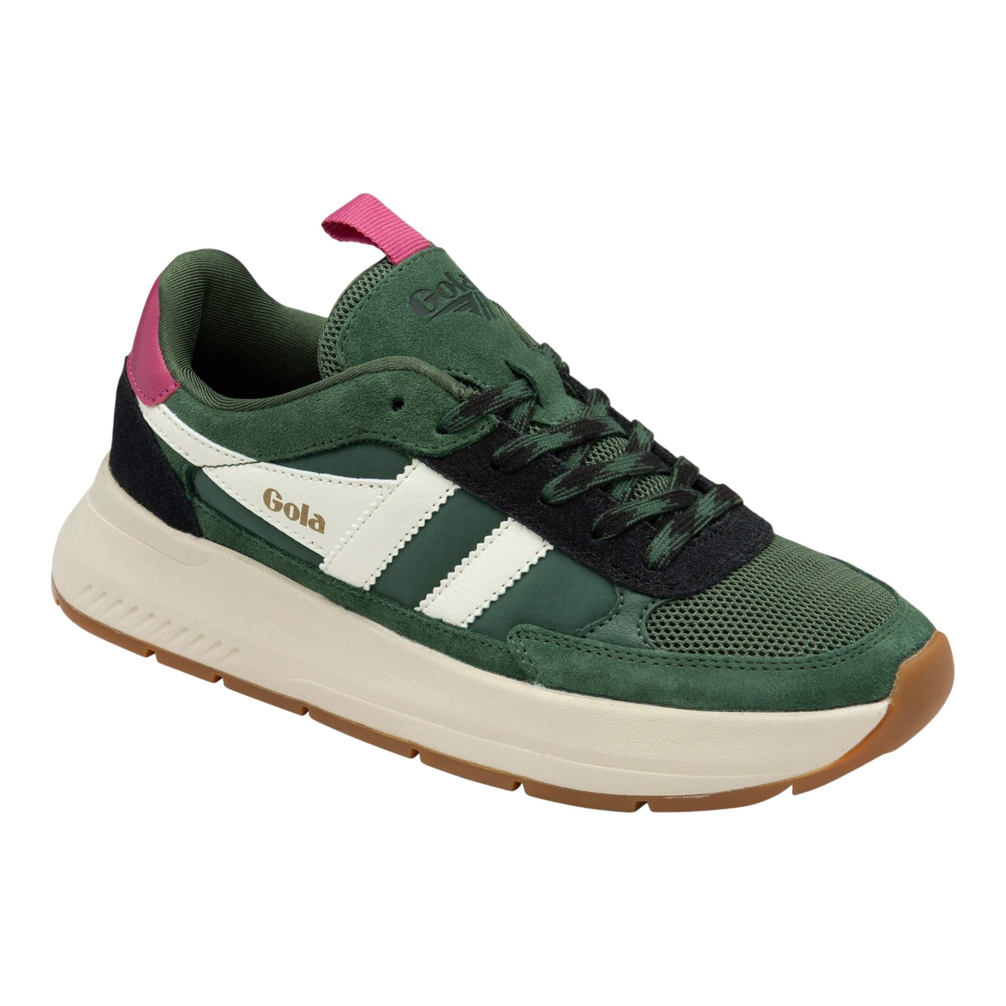 Gola Phoenix grün/schwarz/fuchsia Damen Sneaker