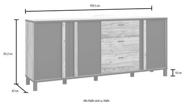 FORTE Sideboard Hayato, Breite ca. 199 cm