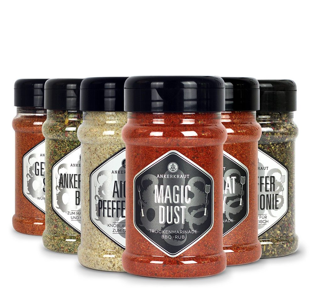 Ankerkraut Gewürz BBQ Streuer Gewürz-Set, BBQ Streuer Gewürz-Set