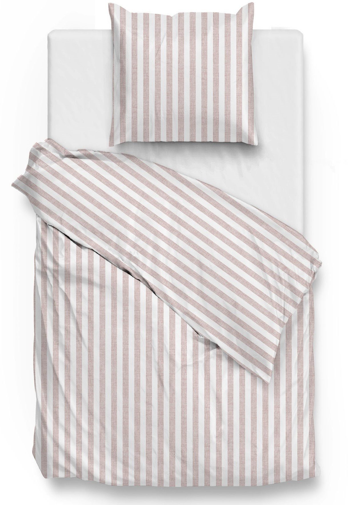 ZO HOME Bettwäsche Banda-di-Lino, Renforcé, 2 günstig online kaufen