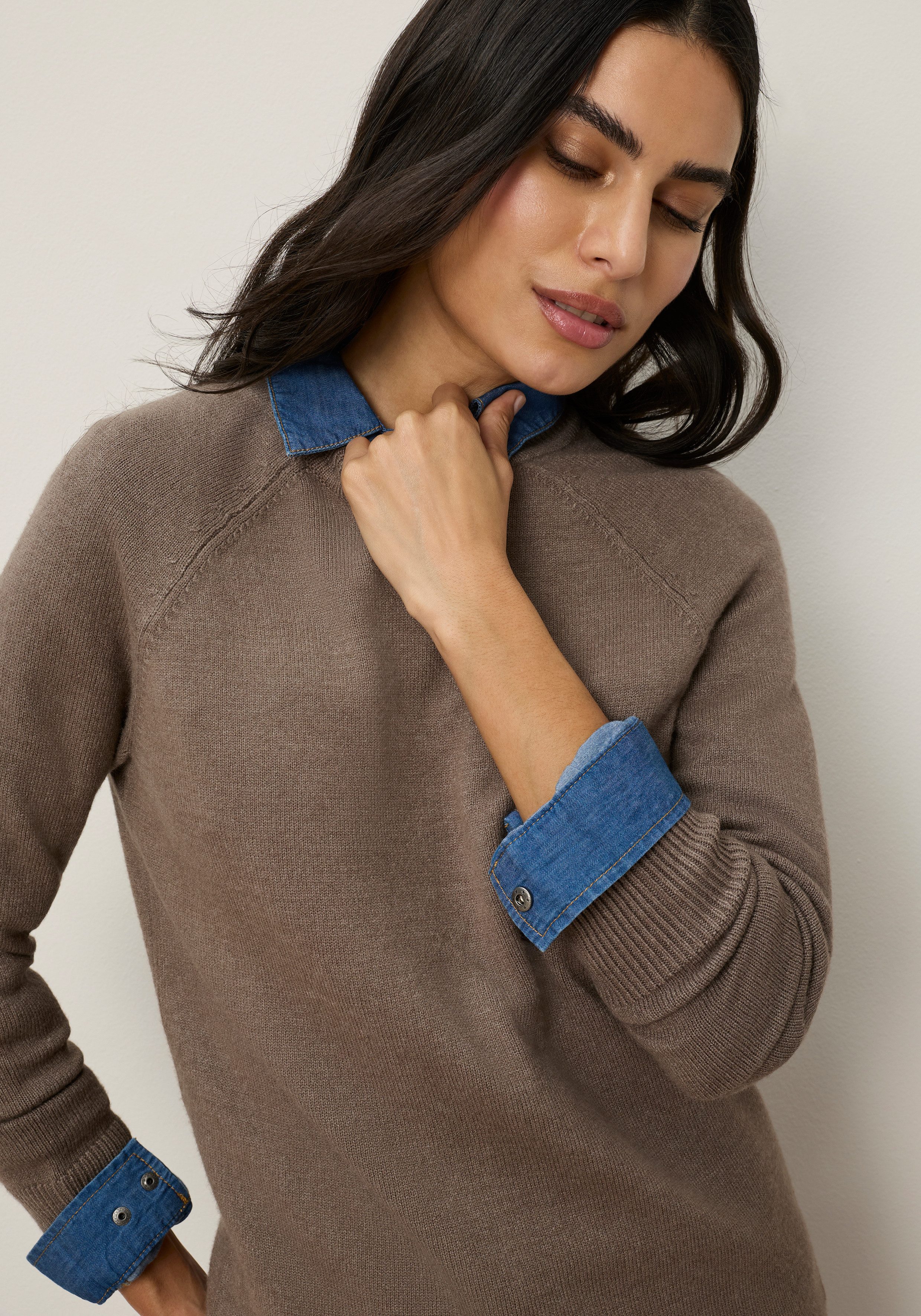 Tamaris Strickpullover mit Oversize-Passform mit seitlichen Schlitzen