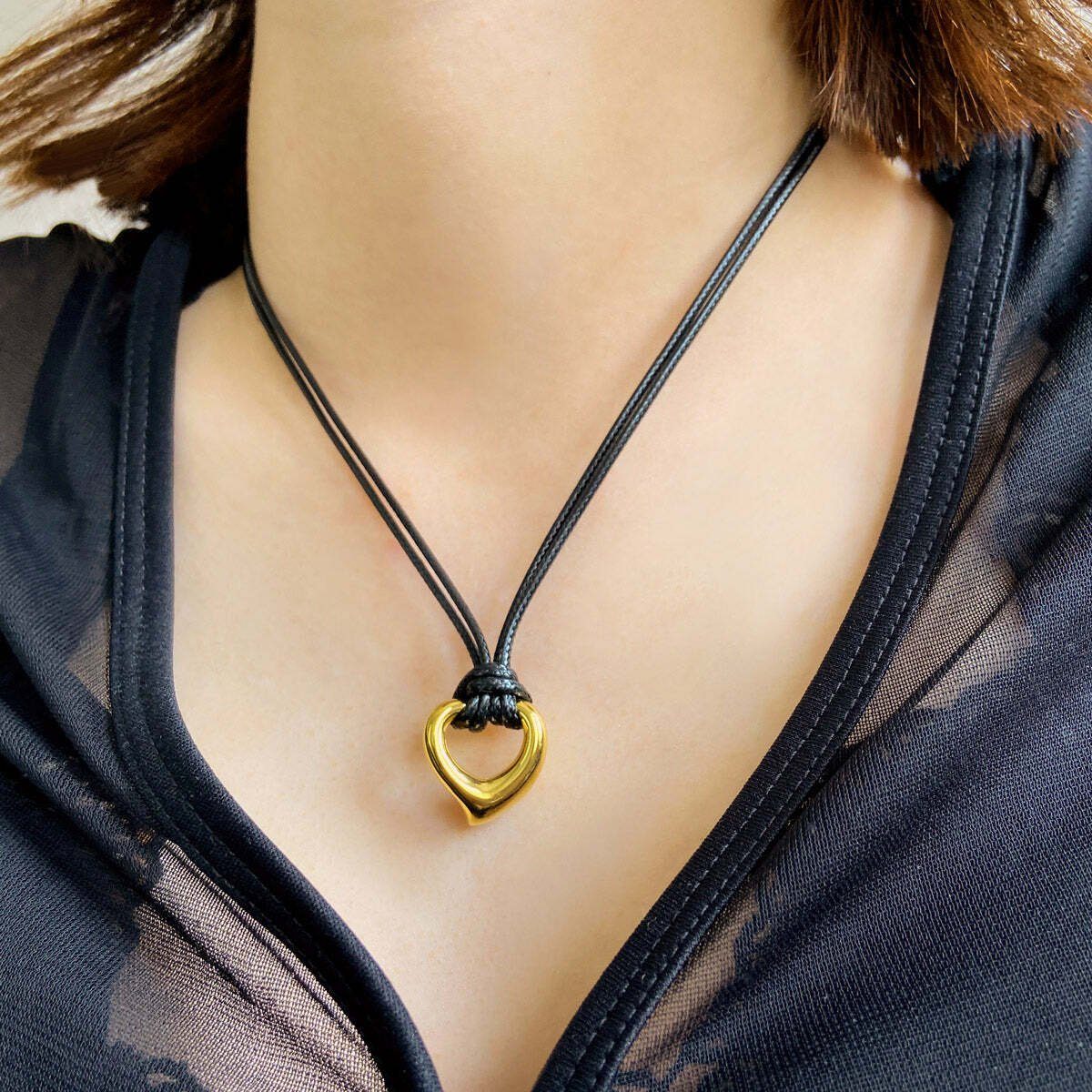 M&M Kette mit Anhänger Halskette Da...