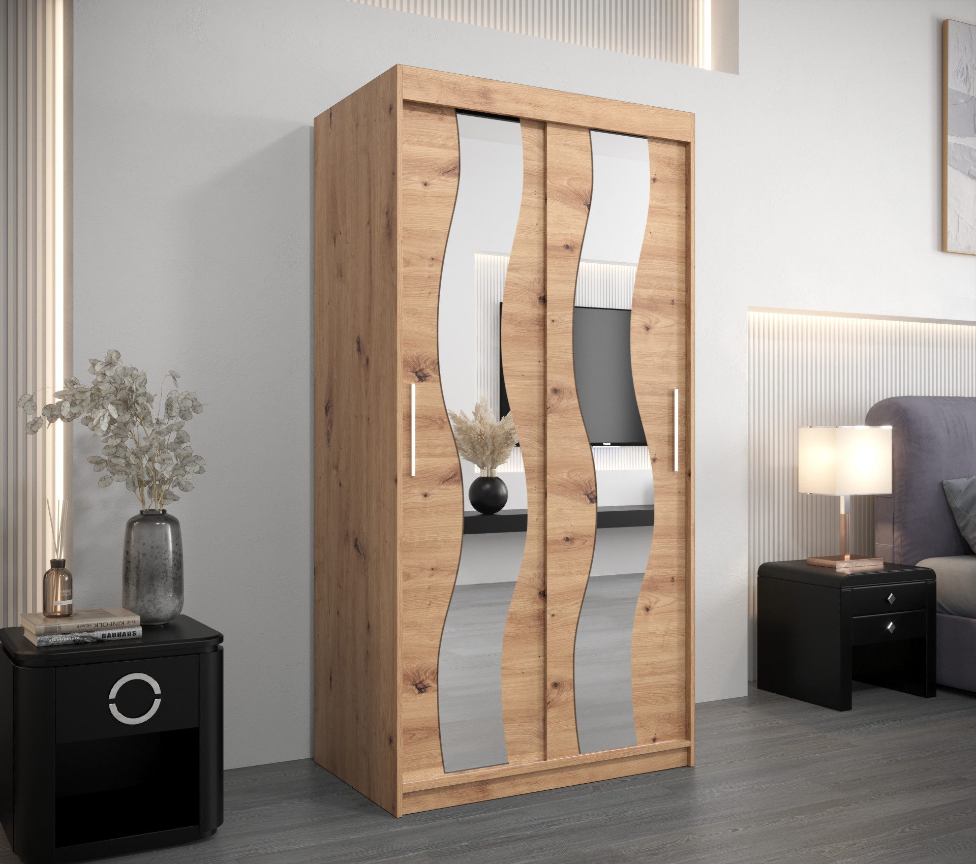ABIKS MÖBEL Schwebetürenschrank SEWILLA Schlafzimmerschrank - günstig online kaufen