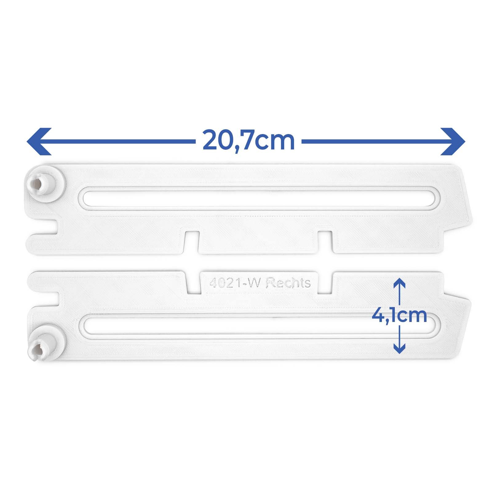 Adapter Universe Kellerfenster Kippschere Ersatzteil Weiß Kellerfenster passend für ACO Kippfenster