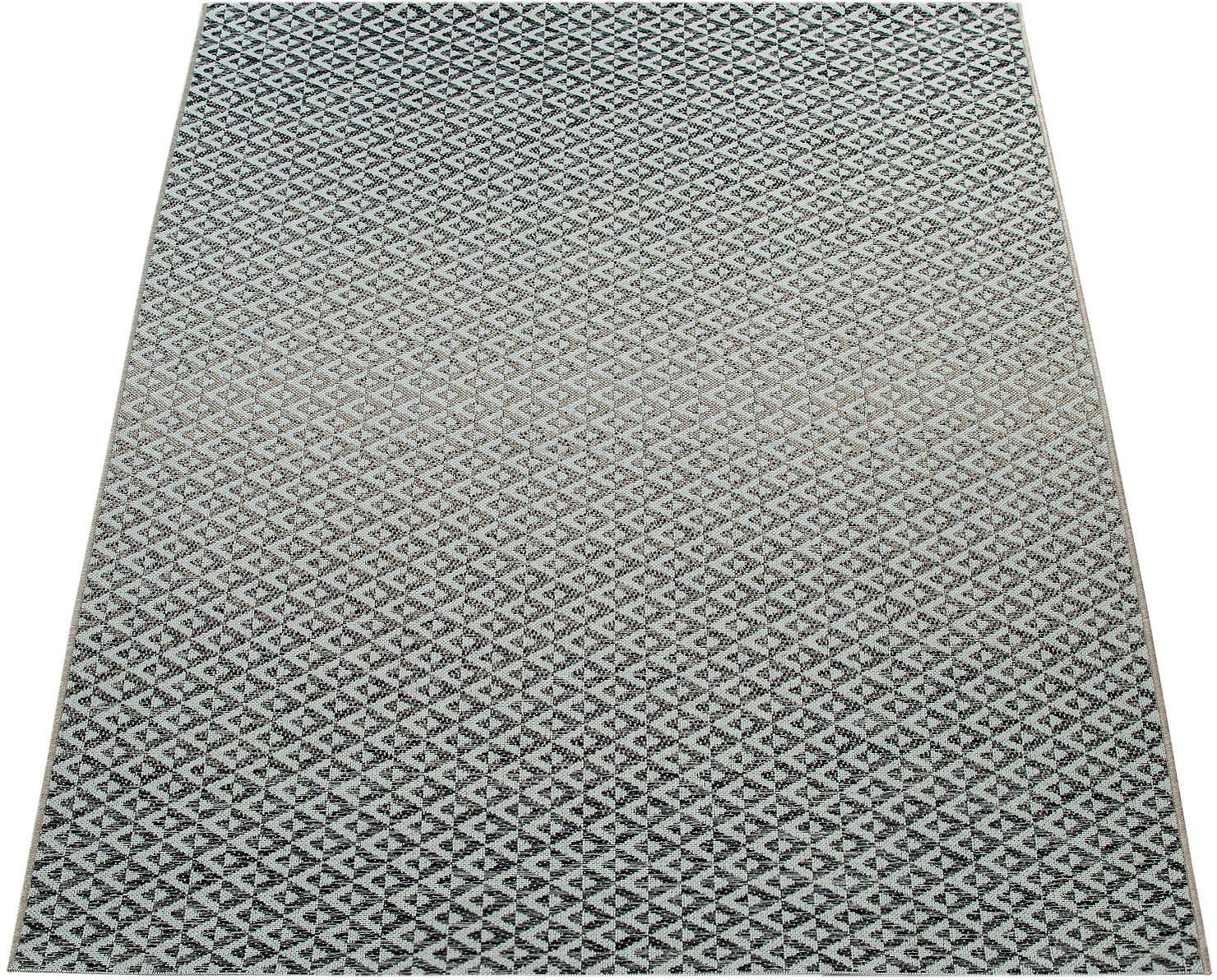 Teppich Kortrijk 745, Paco Flachgewebe, 4 modernes und Höhe: geometrisches Outdoor mm, rechteckig, In- Home, Design, geeignet