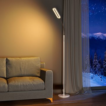 ANTEN LED Stehlampe Dimmbar Stehleuchte Mit Fernbedienung Timer Leselampe Standlampe, Flexibel Sofalampe, IP20