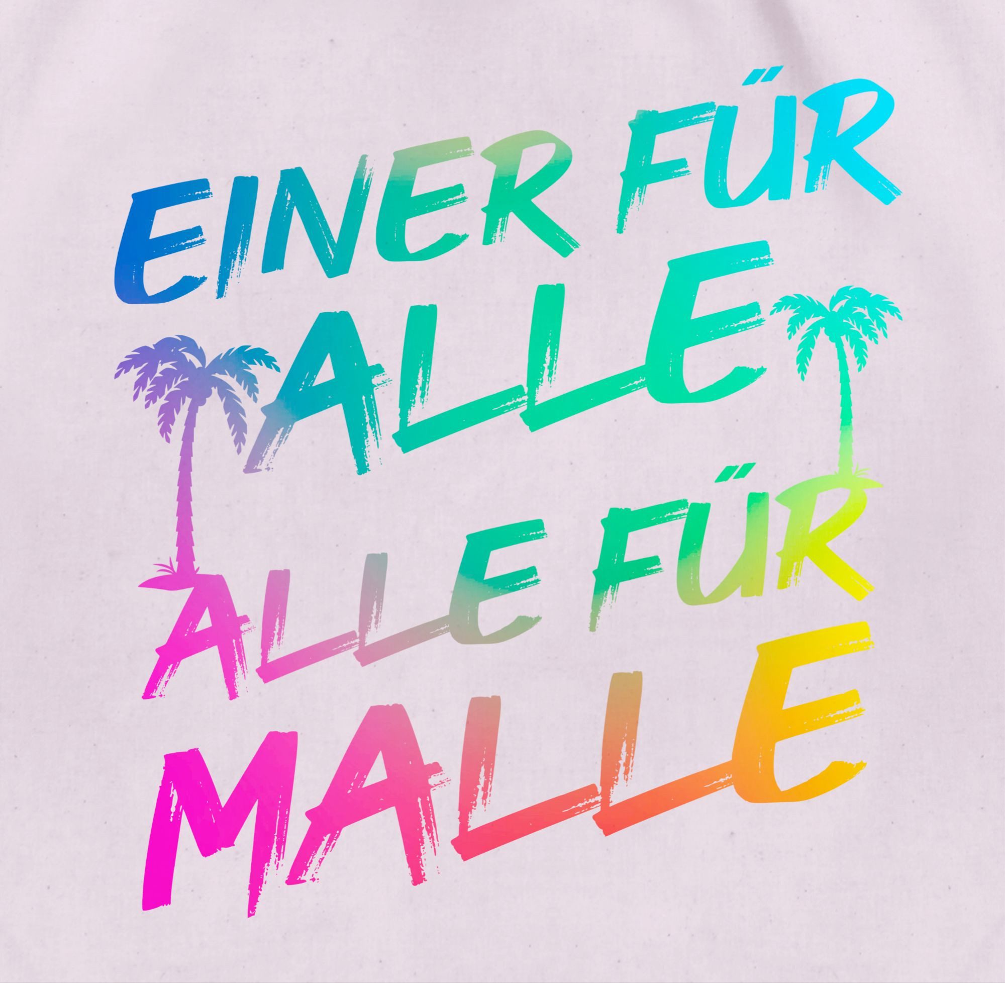 Shirtracer Turnbeutel Einer für alle Alle günstig online kaufen