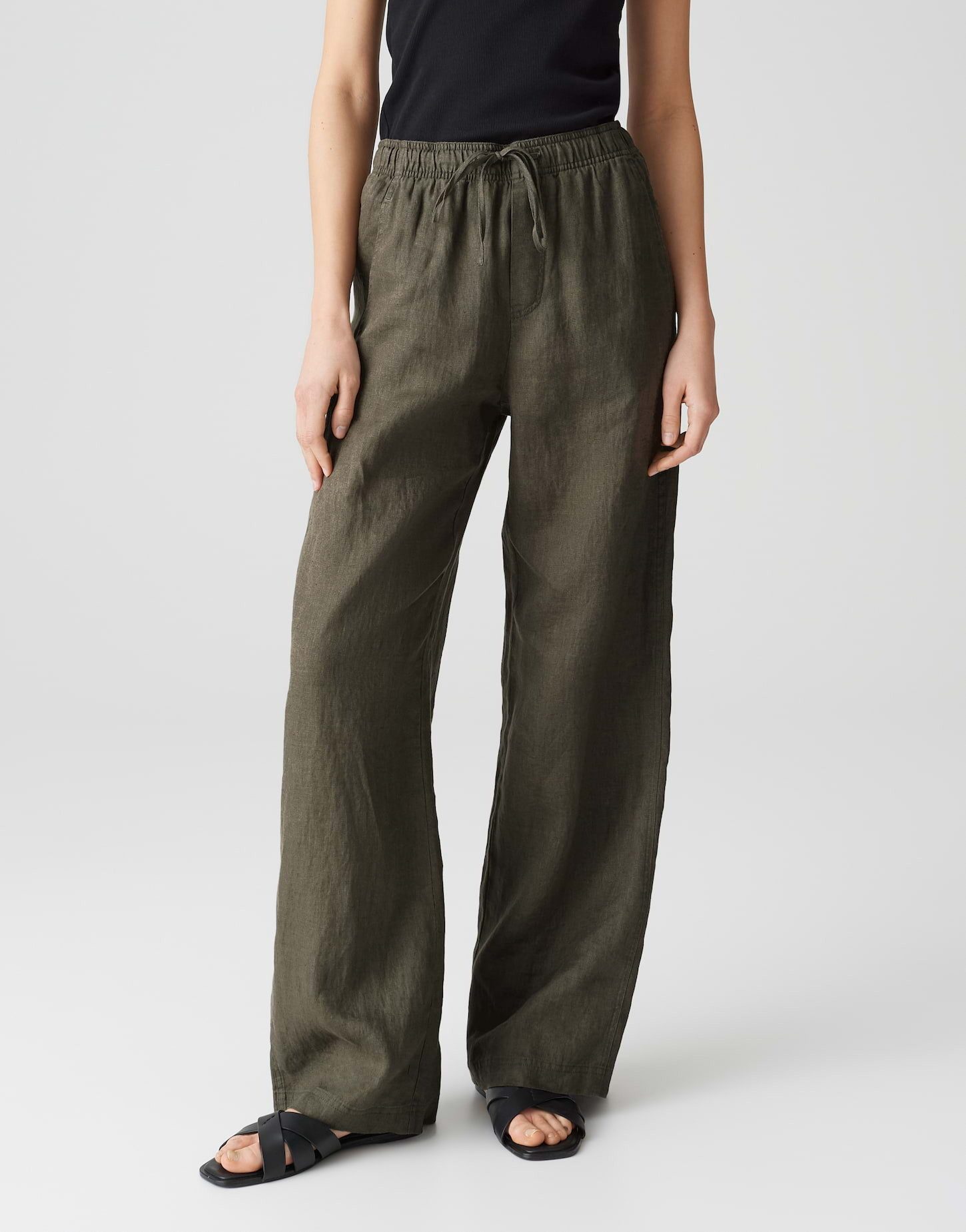 OPUS Leinenhose MILENI LINEN mit vorverlegter Seitennaht günstig online kaufen