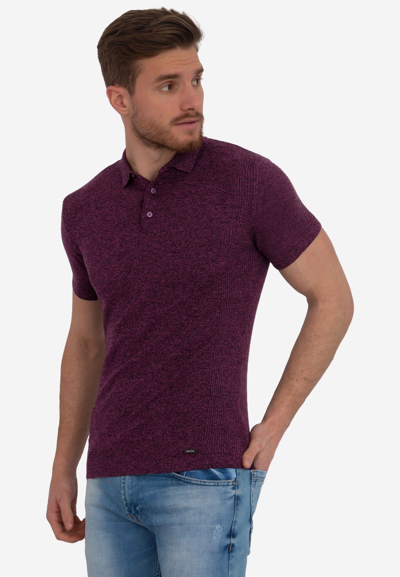 Sir Raymond Tailor Poloshirt Bordeaux Melange Maro