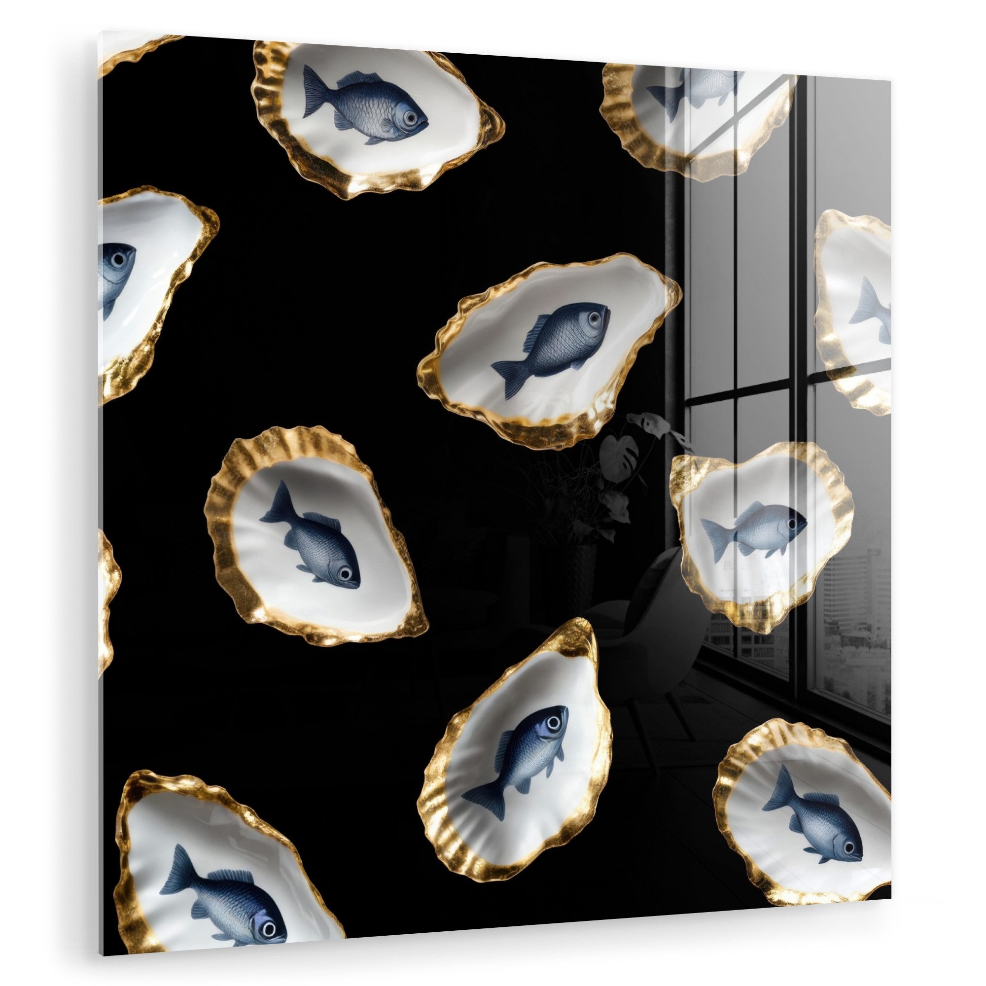 MuchoWow Acrylglasbild Austern - Fisch - günstig online kaufen