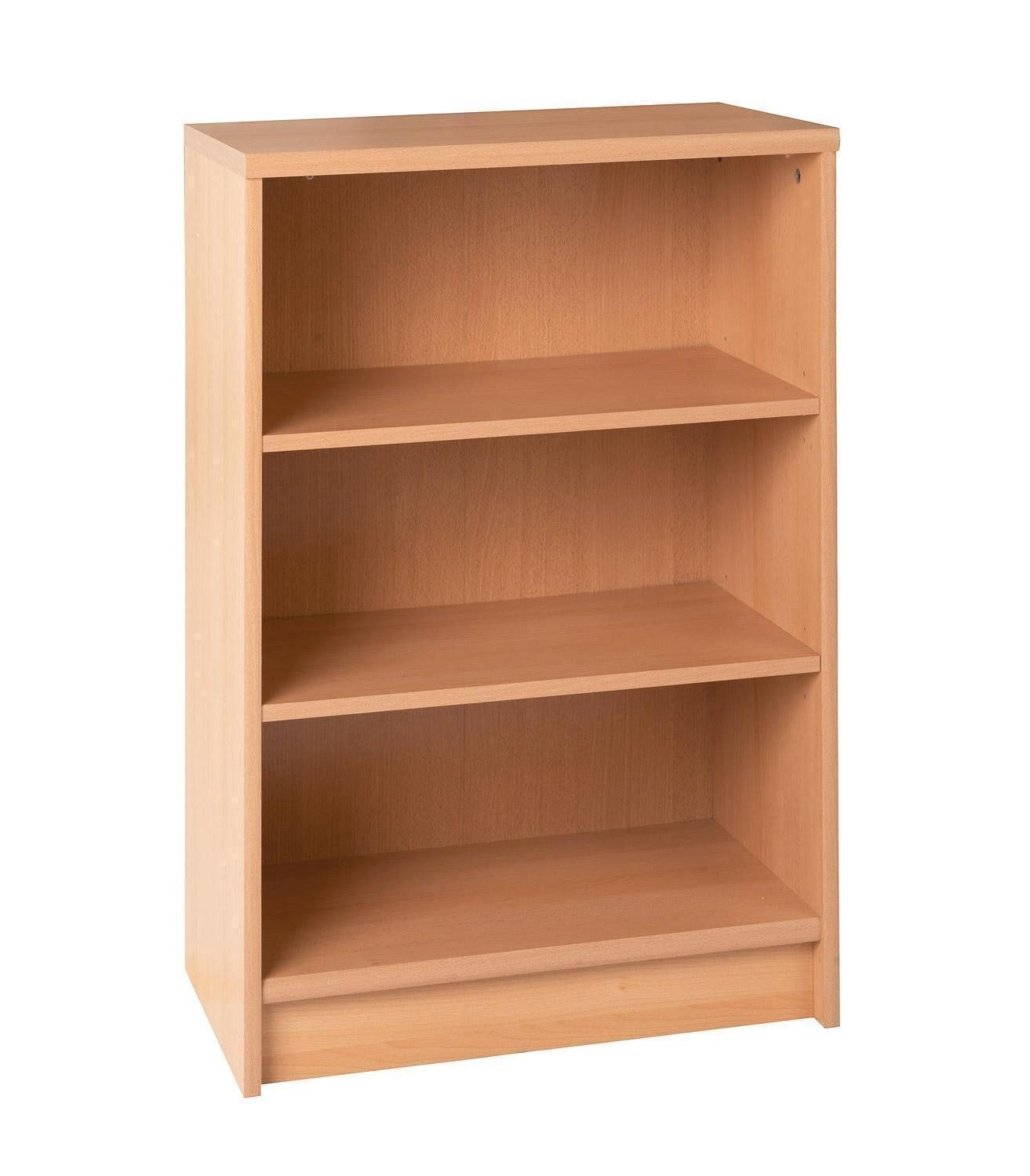Regal OPTIMUS, B 54 cm, H 86 cm, Buchedekor, 2 höhenverstellbare Einlegeböden