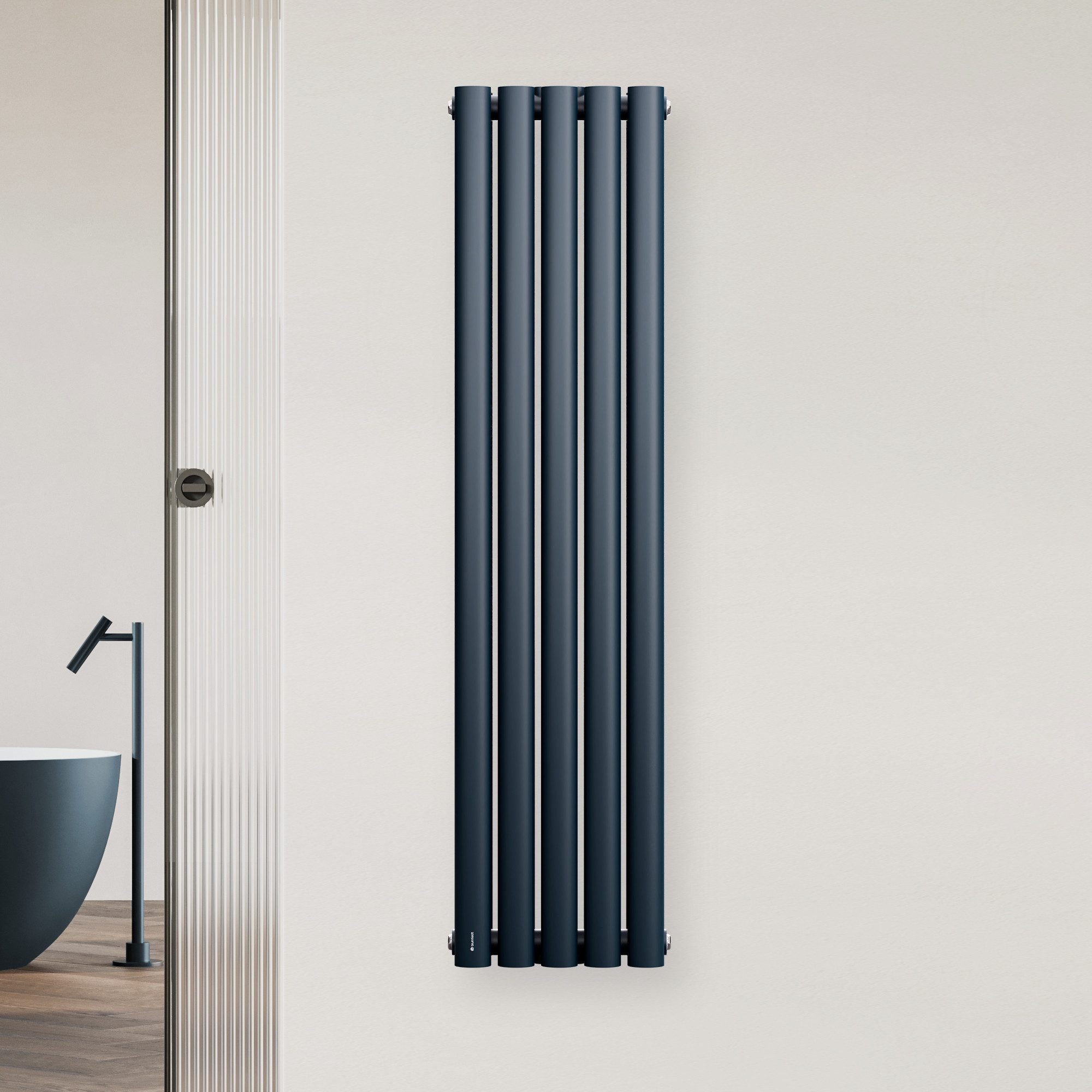 blumfeldt Heizkörper Tallheo, Heizkörper Badzimmer Warmwasser Wandmontage Indoor Heater