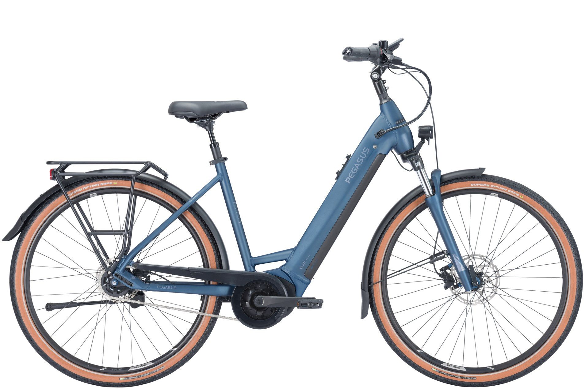 Pegasus E-Bike Pegasus Premio Evo 5R 625 Wh Damen blau 2024, 5 Gang SHIMANO Nexus inter 5 internal hub gear with coaster brake, Nabenschaltung, Bosch Performance Line smart System, 625 Wh