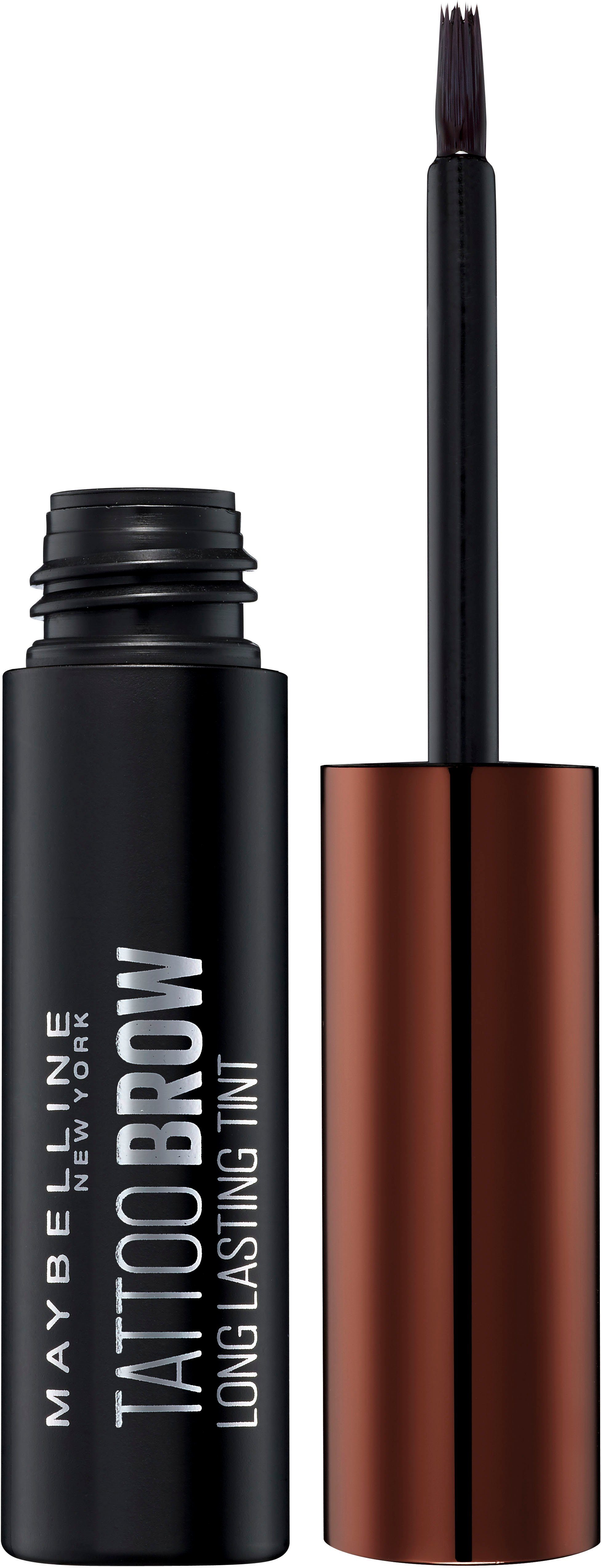 Dark NEW Tattoo YORK Brown MAYBELLINE 2-tlg. Brow, 3 Augenbrauen-Gel