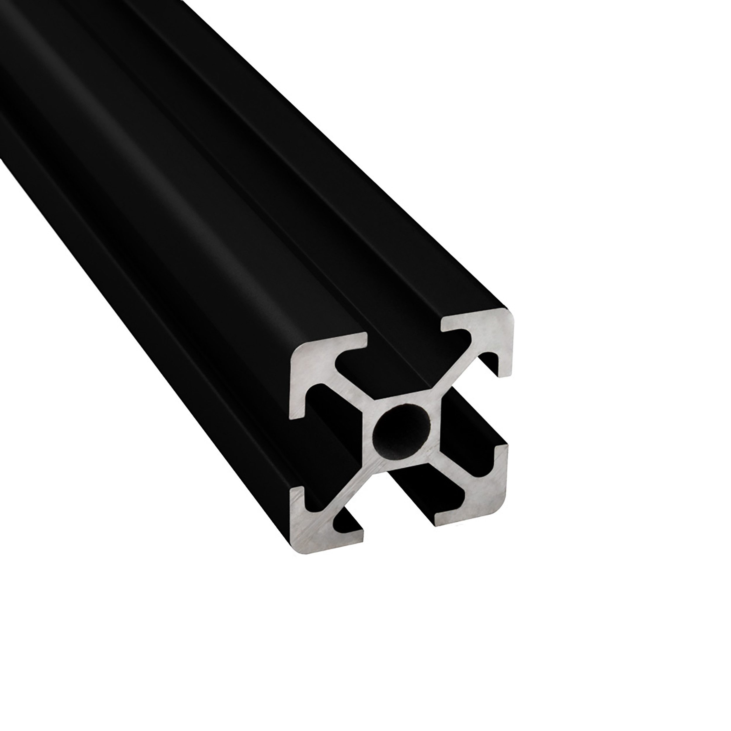 tktrading24 Profil ALU Profil Aluprofil 20x20mm Nut 6 Systemprofil Typ I schwarz 100mm