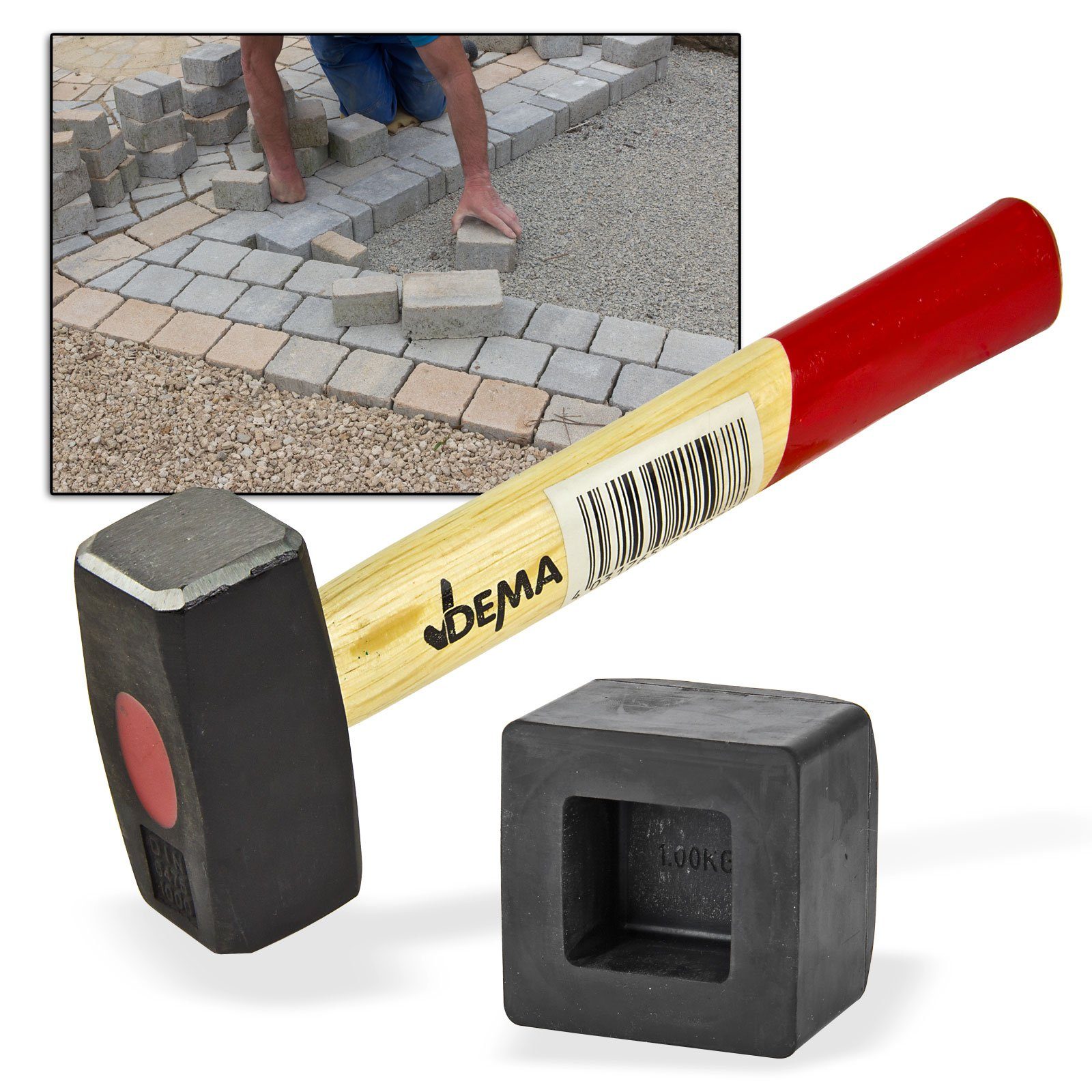 DEMA Hammer Pflasterhammer PH 1000 günstig online kaufen