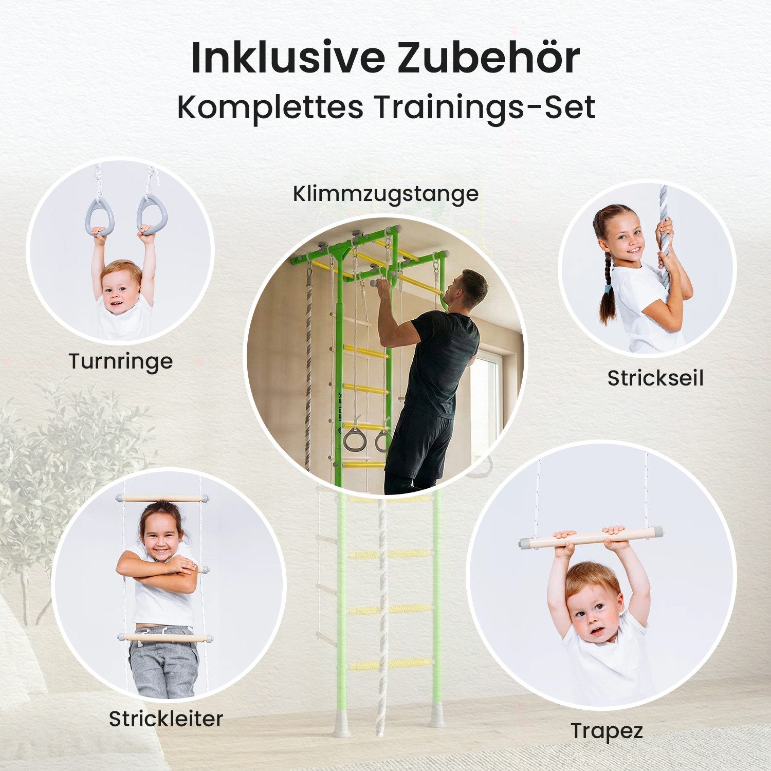 Jeflex Sprossenwand Sprossenwand ClimbMaxx M1