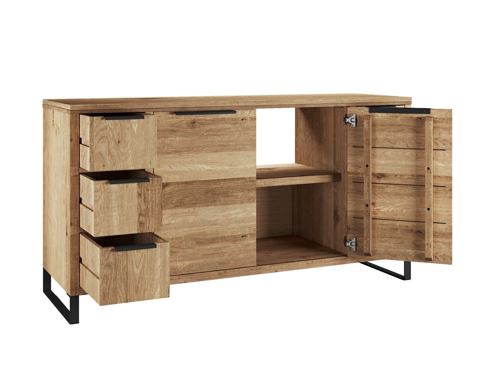 massivum Waschtisch Sydney Wildeiche II (1-St)