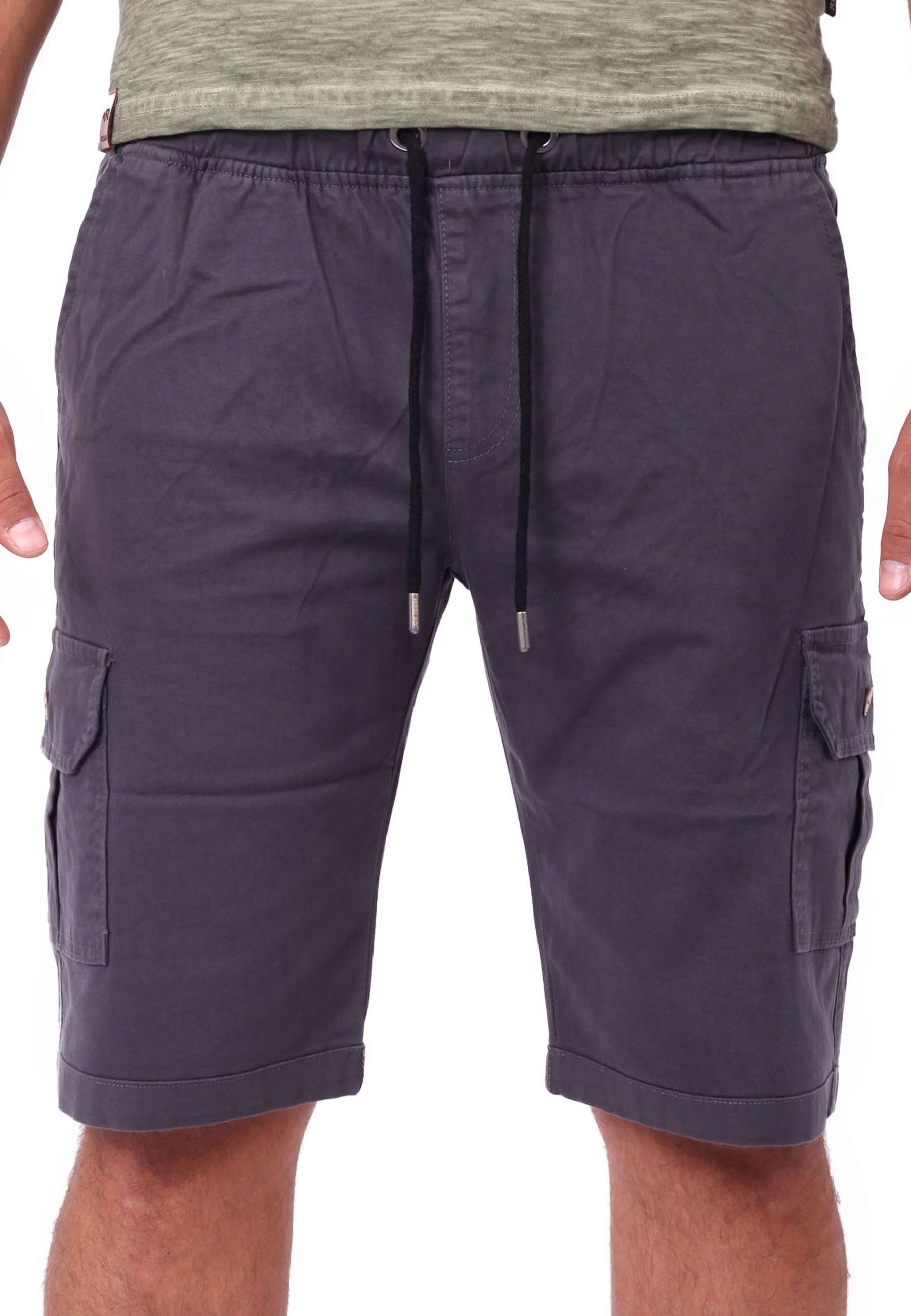Reslad Карго Reslad Карго Herren Kurz Chinohose Freizeithose Chino Cargo-Hose (1-tlg) bequeme Cargo Шорти Herren Hose kurze Hose mit Seitentaschen