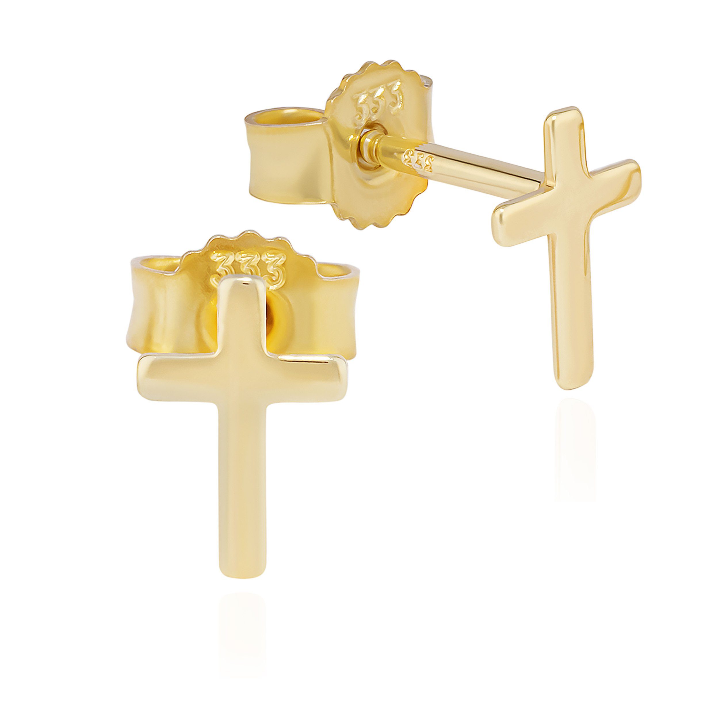 NKlaus Paar Ohrstecker Paar Kreuz Ohrstecker günstig online kaufen