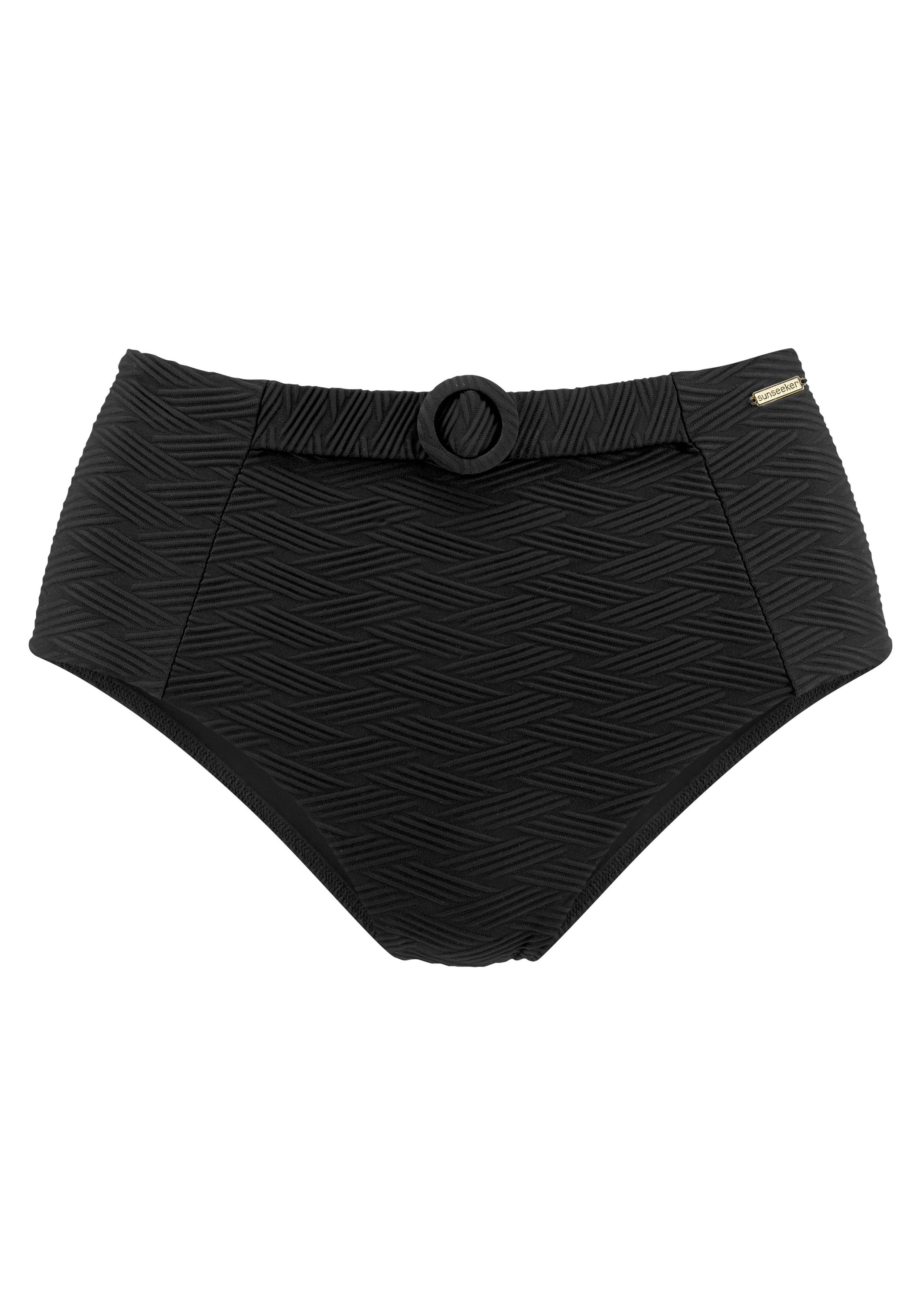 Sunseeker Highwaist-Bikini-Hose Loretta mit Ziergürtel günstig online kaufen