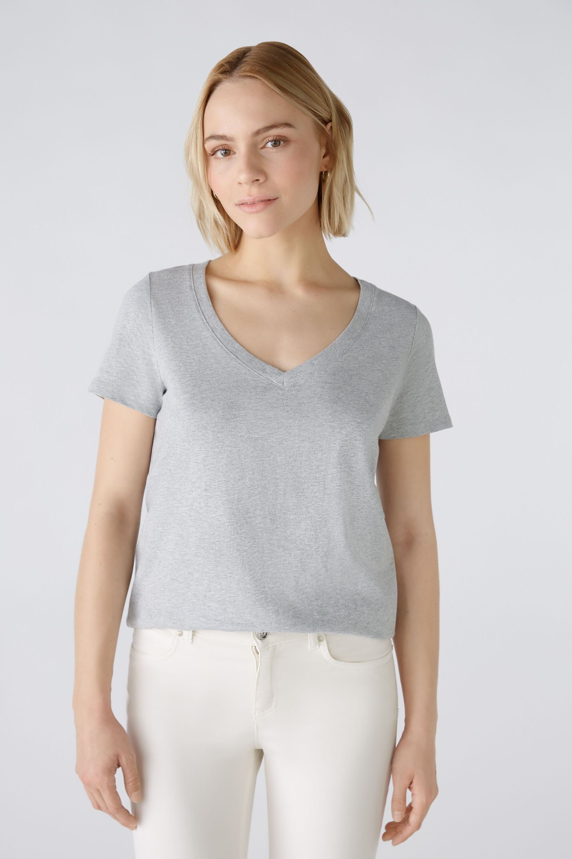 T-Shirt Bio-Baumwolle light Oui CARLI T-Shirt grey 100%