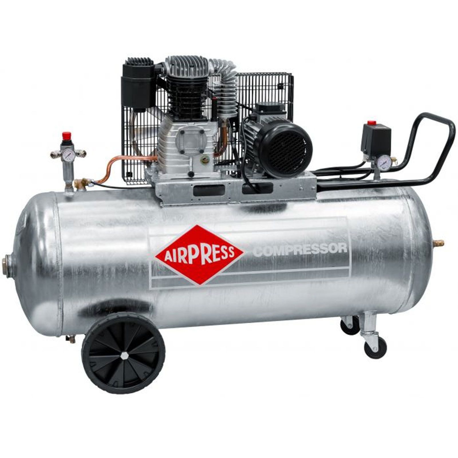 Airpress Kompressor Kompressor 4 PS 200 Liter 10 bar GK600-200 Typ 369564, max. 10 bar, 200 l