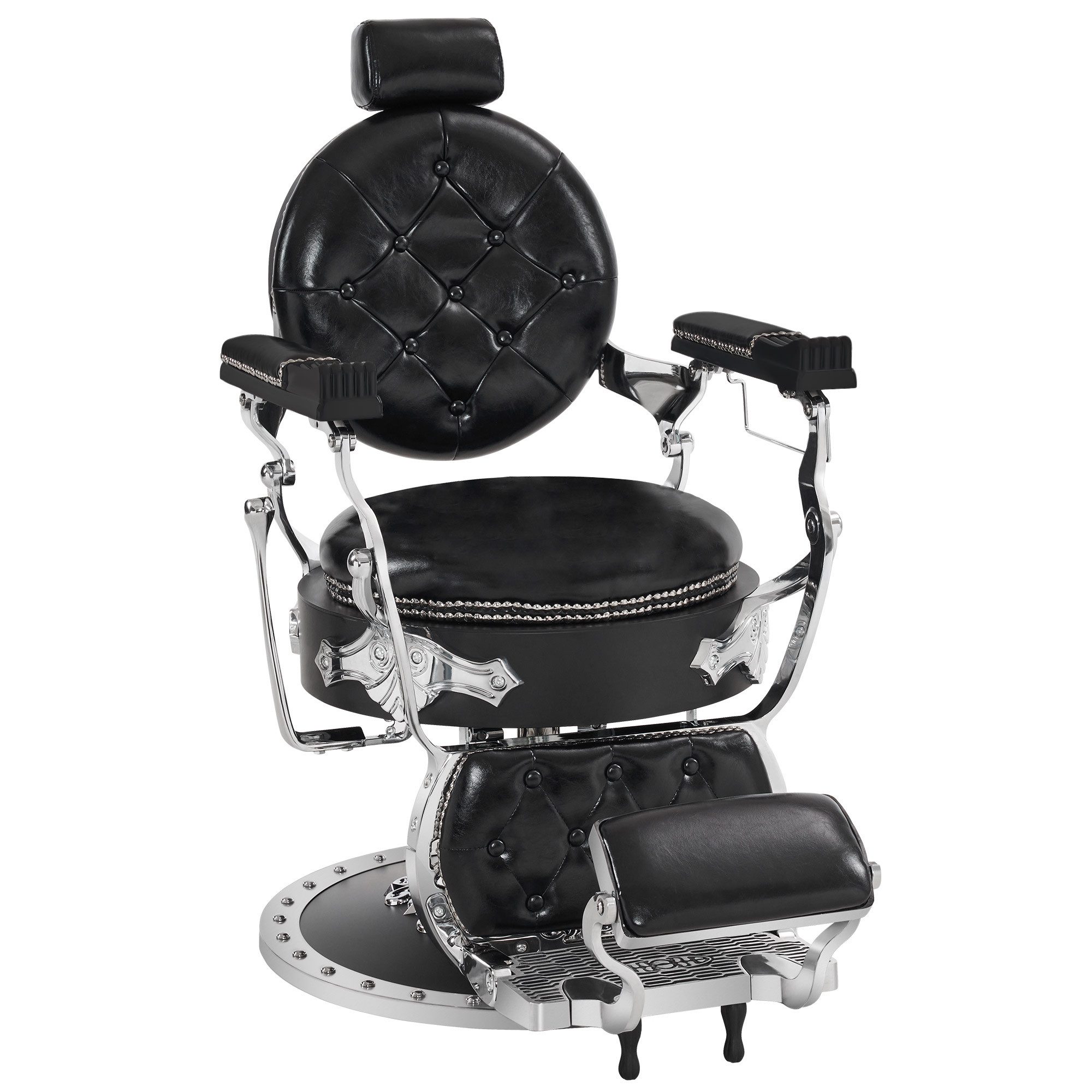 Barberpub Stuhl Barberpub Friseurstuhl Barberstuhl Kippbar Retro, 8688, Drehbar & Höhenverstellbar