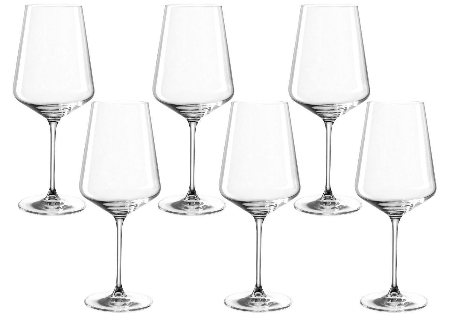 LEONARDO Rotweinglas PUCCINI, 6-tlg., Kristallglas, 750 ml, 6-teilig