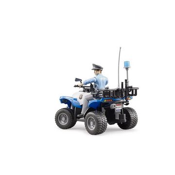 Bruder® Spielzeug-Quad 63010 - Polizei Quad mit Polizist und Ausstattung, Maßstab 1:16, für Kinder ab 4 Jahren